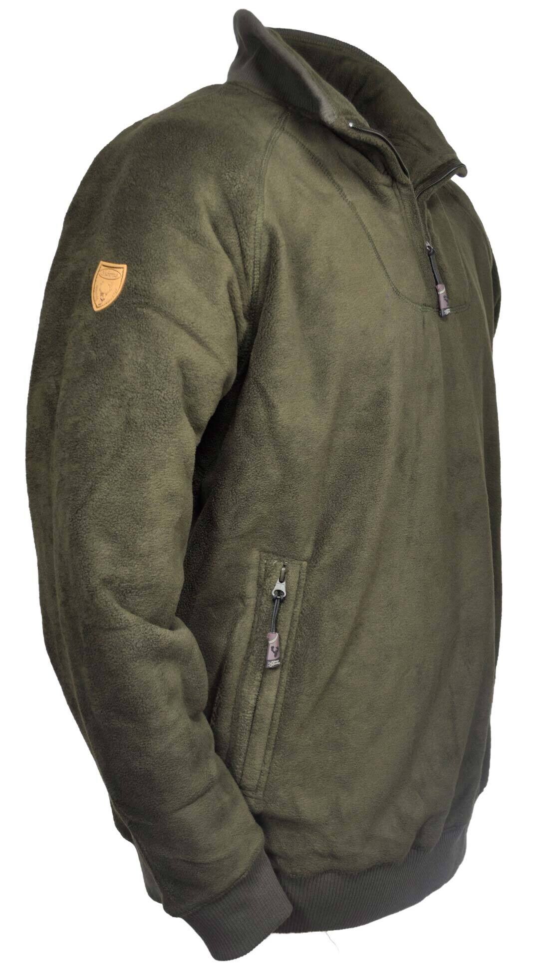 Hubertus Fleece-Troyer (oliv)