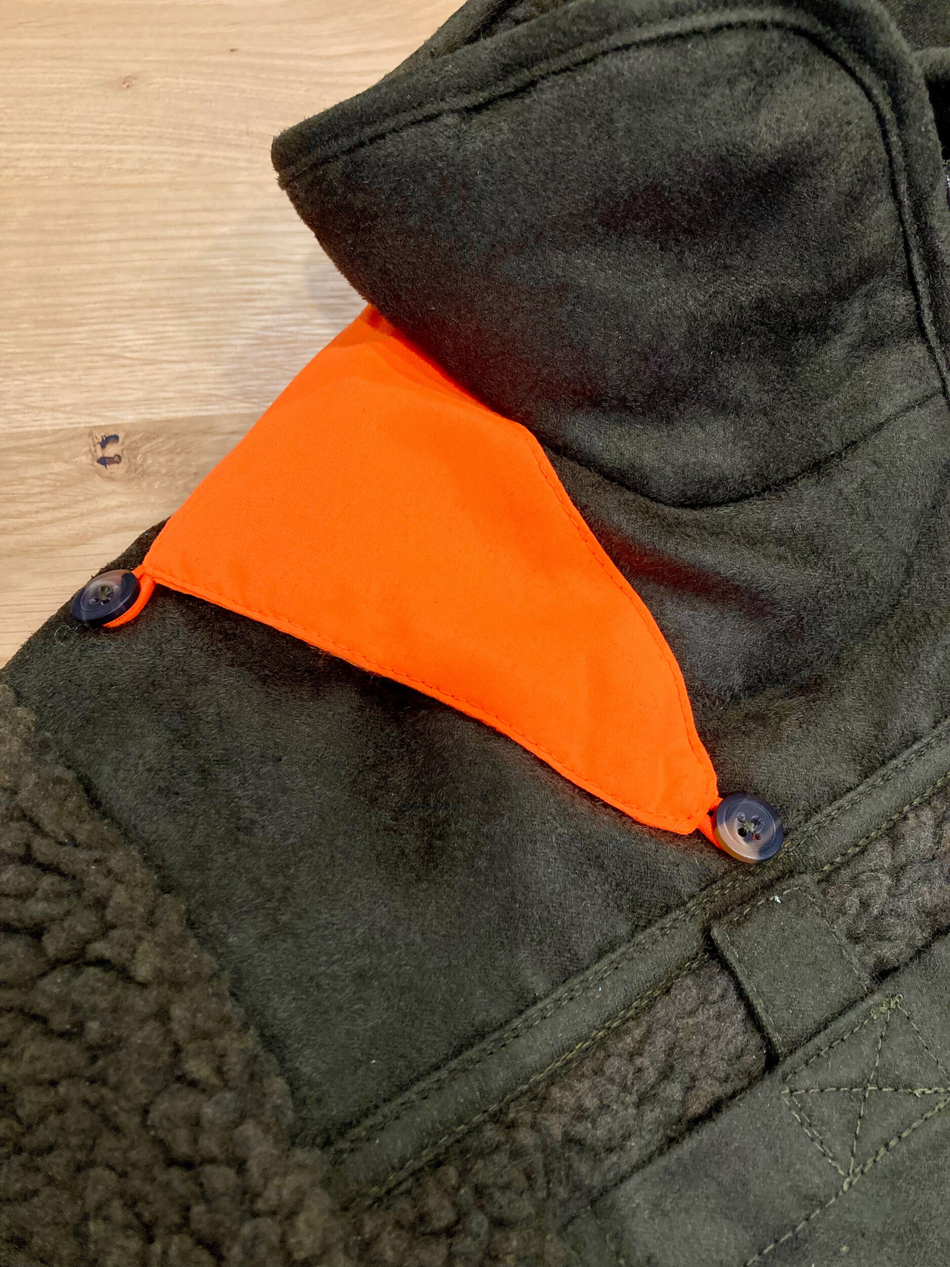 Hubertus Kinder-Faserpelzjacke (oliv)