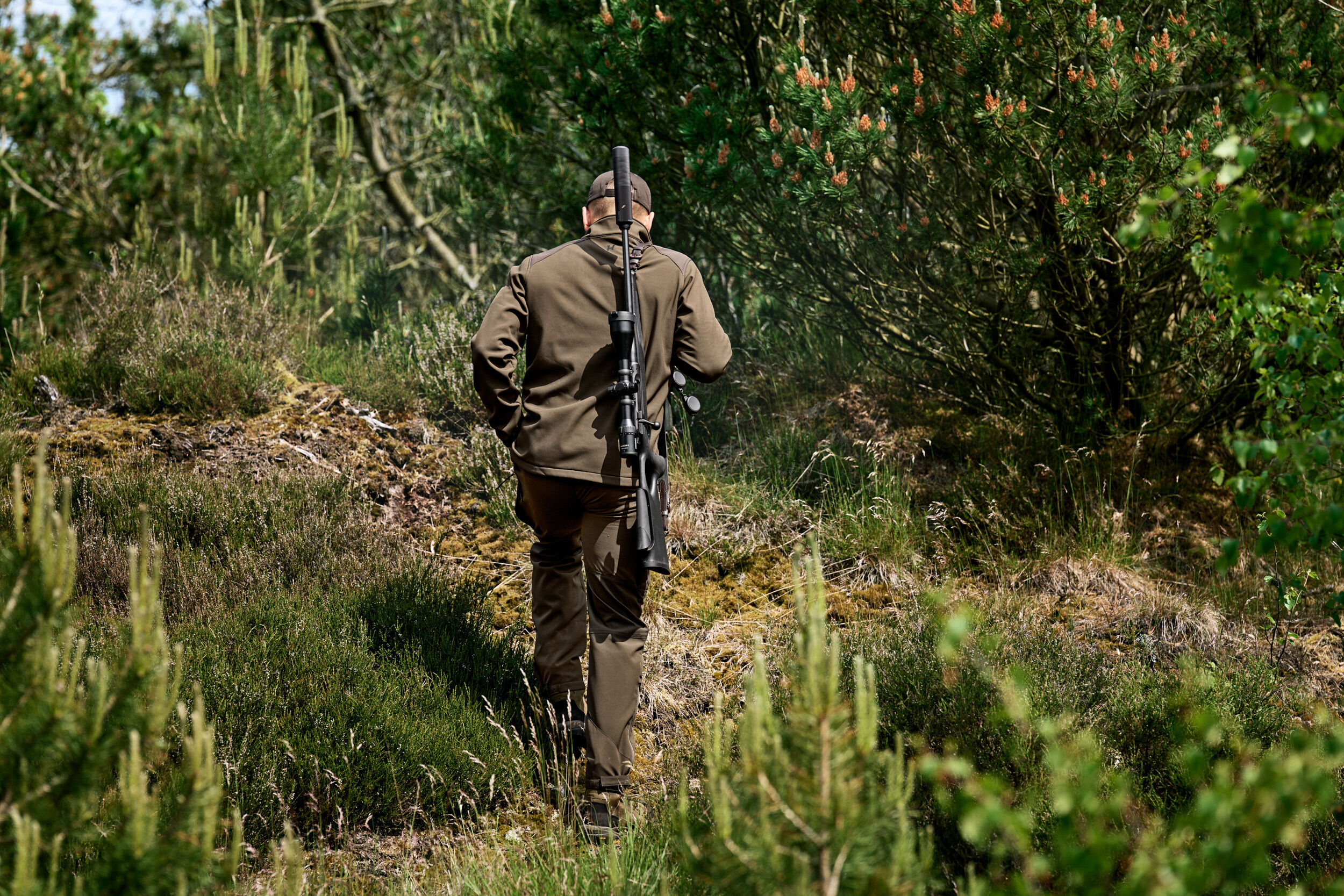 Härkila Scandinavian Softshelljacke (green/brown)
