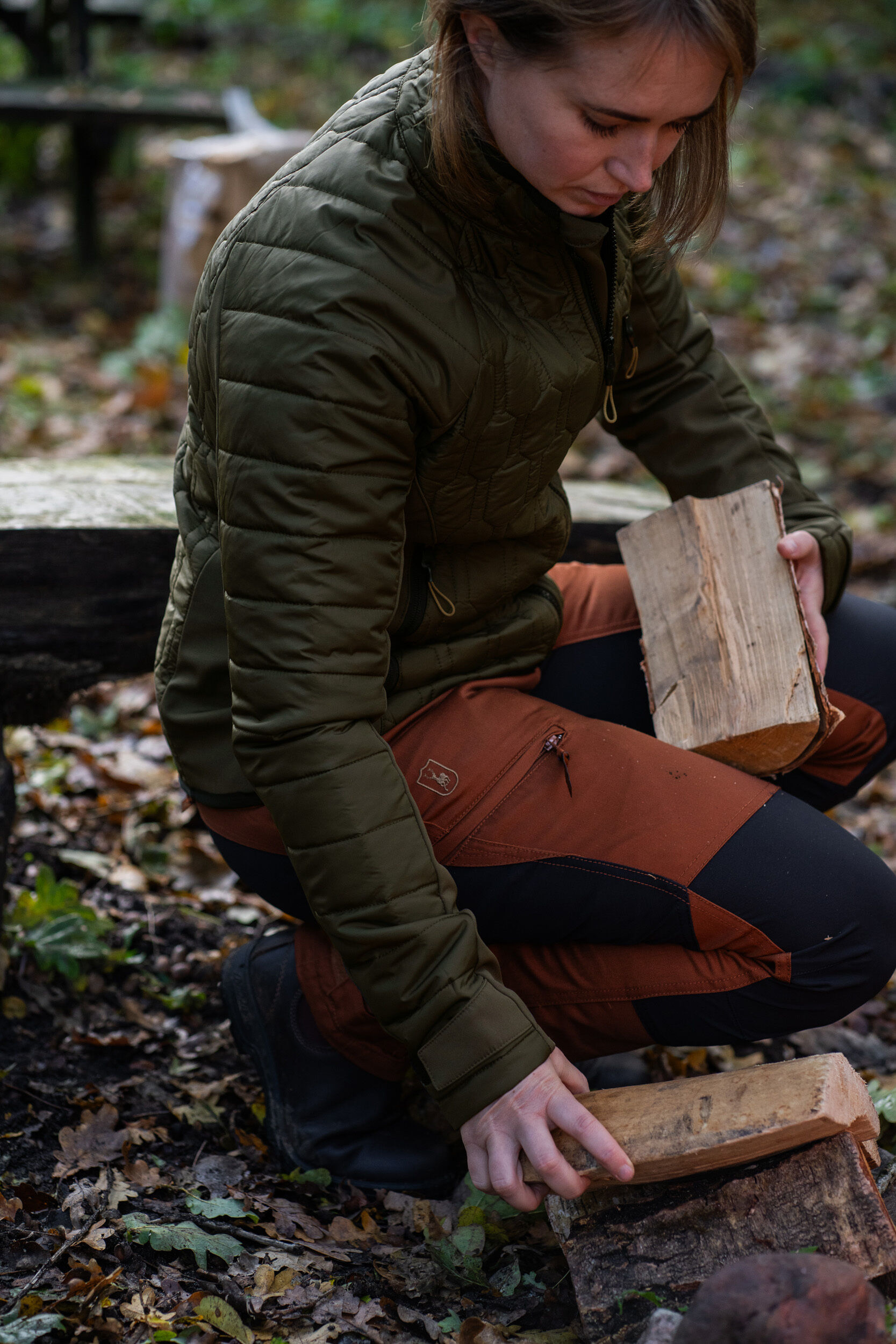 Deerhunter Lady Mossdale Steppjacke (Forest Green)