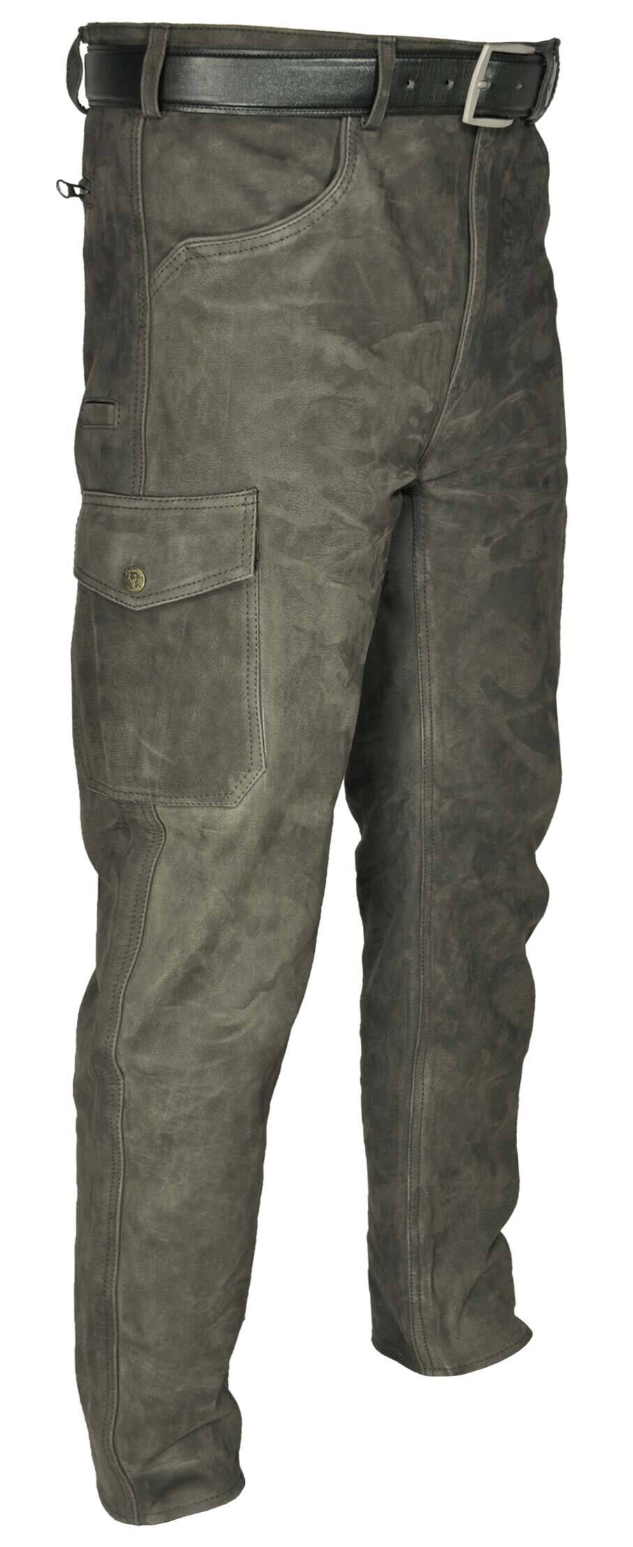 Hubertus Semi-Lederhose Trapper (dunkeloliv) Hubertus Semi-Lederhose Trapper (dunkeloliv)