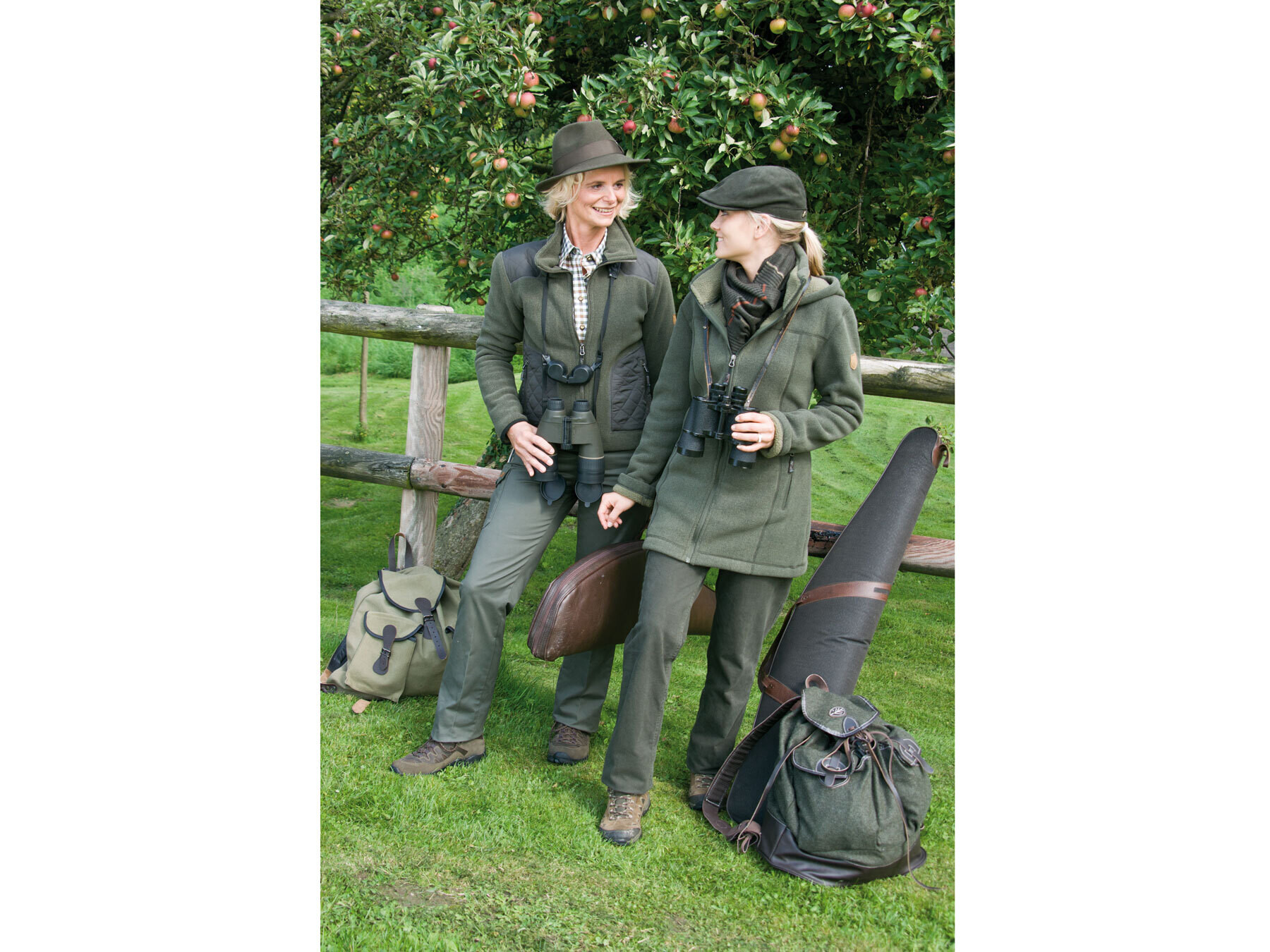 Hubertus Damen-Fleecejacke Polar (dkl.-oliv) Hubertus Damen-Fleecejacke Polar (dkl.-oliv)