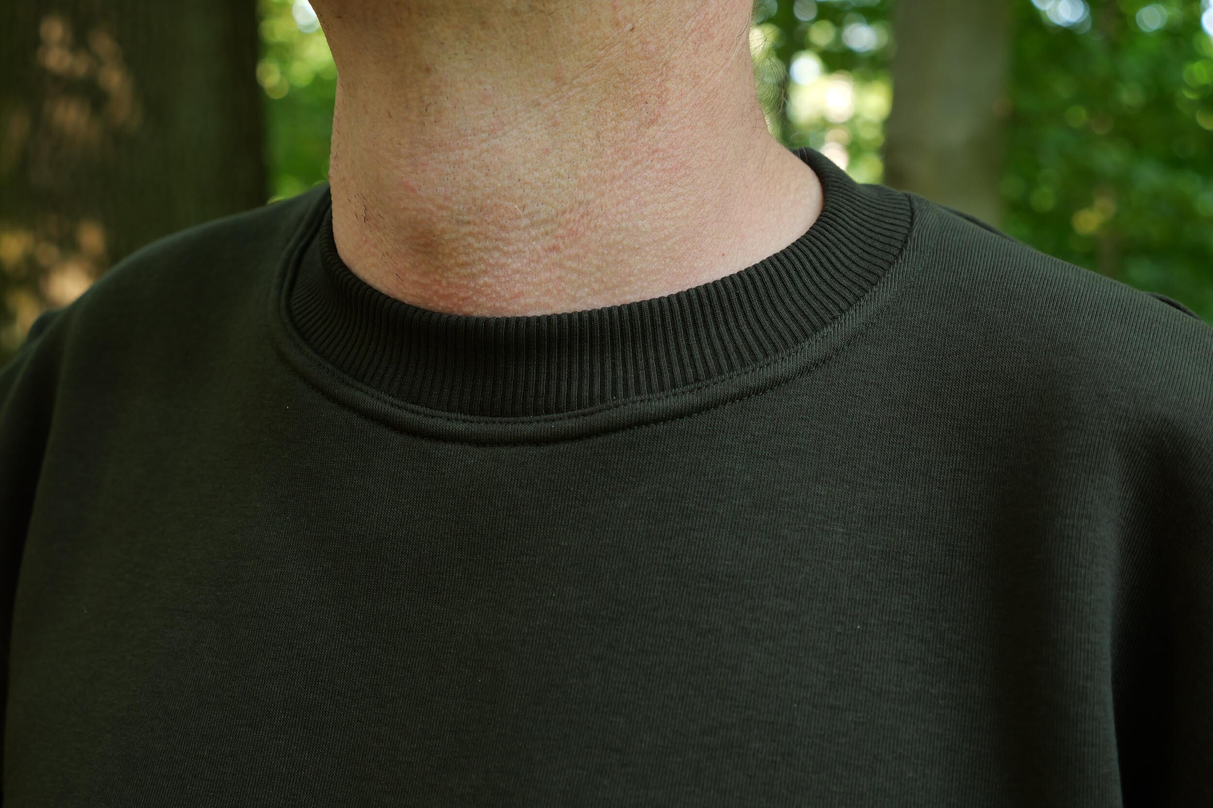 Hubertus Sweatshirt Wildschweinmotiv (oliv)