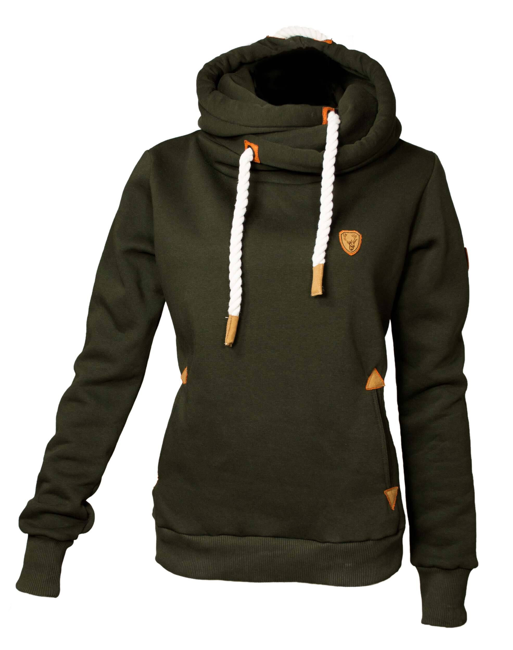 Hubertus Women Hunting Hoodie (oliv/braun) Hubertus Women Hunting Hoodie (oliv/braun)