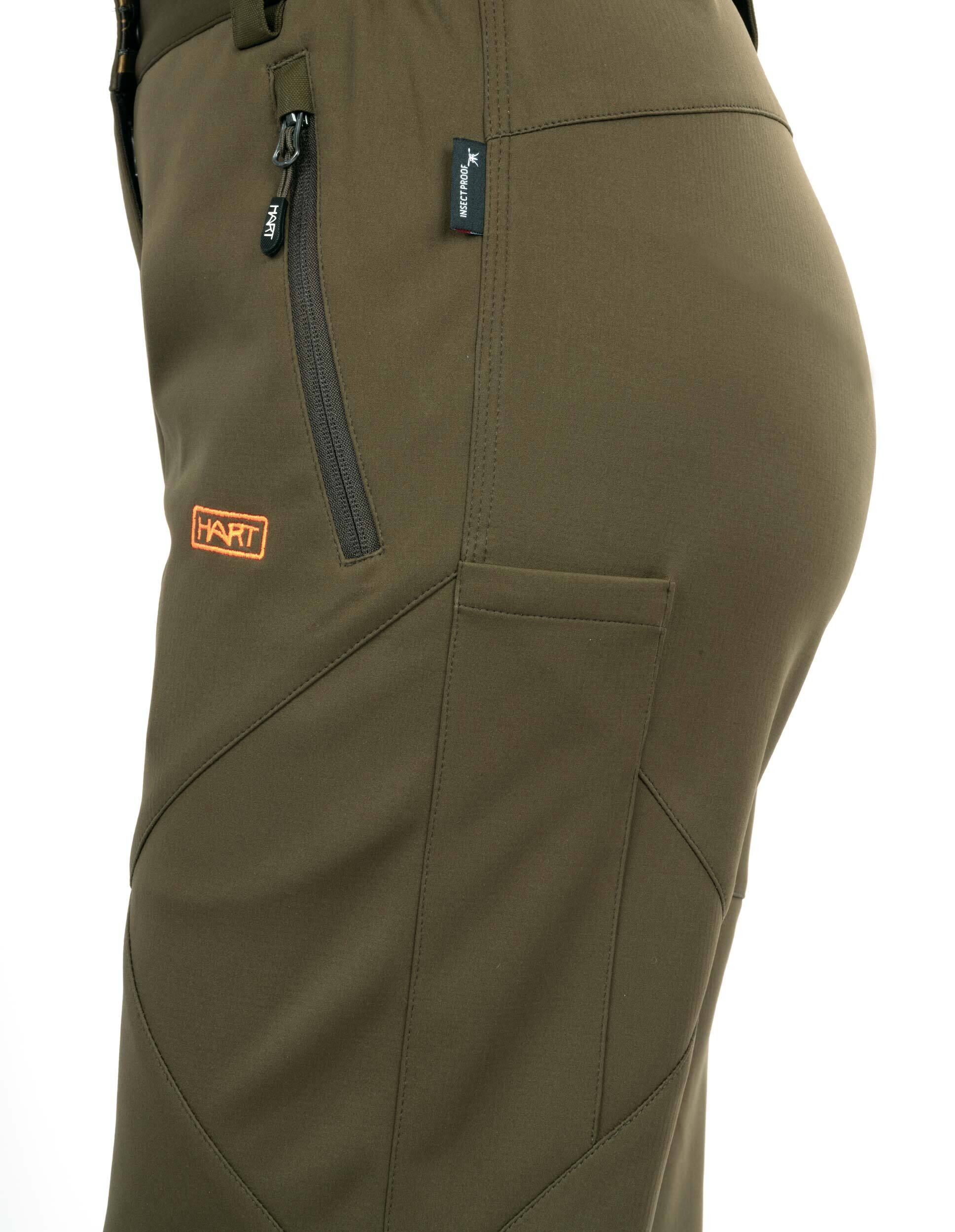 Hart Hose Stilk-TXT Damen (dark olive)