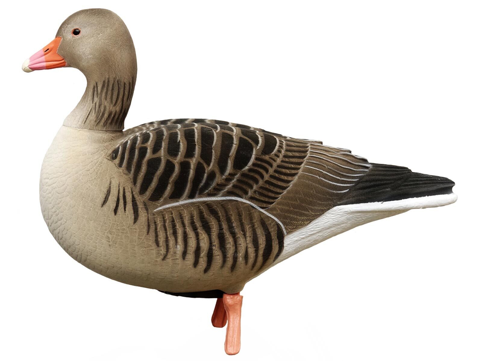Beflockte Vollkörper-Graugänse DK WAI (6 Stück mit Tasche)