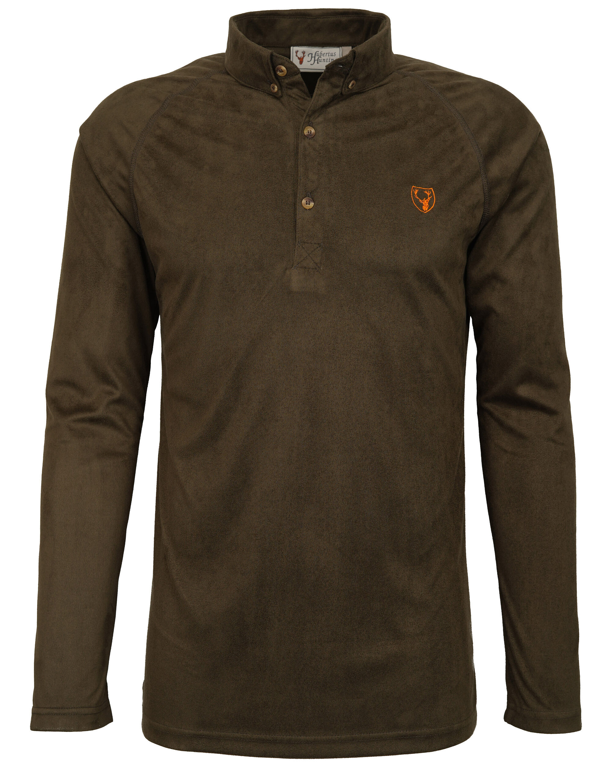 Hubertus Funktionsshirt mit Kragen (oliv)