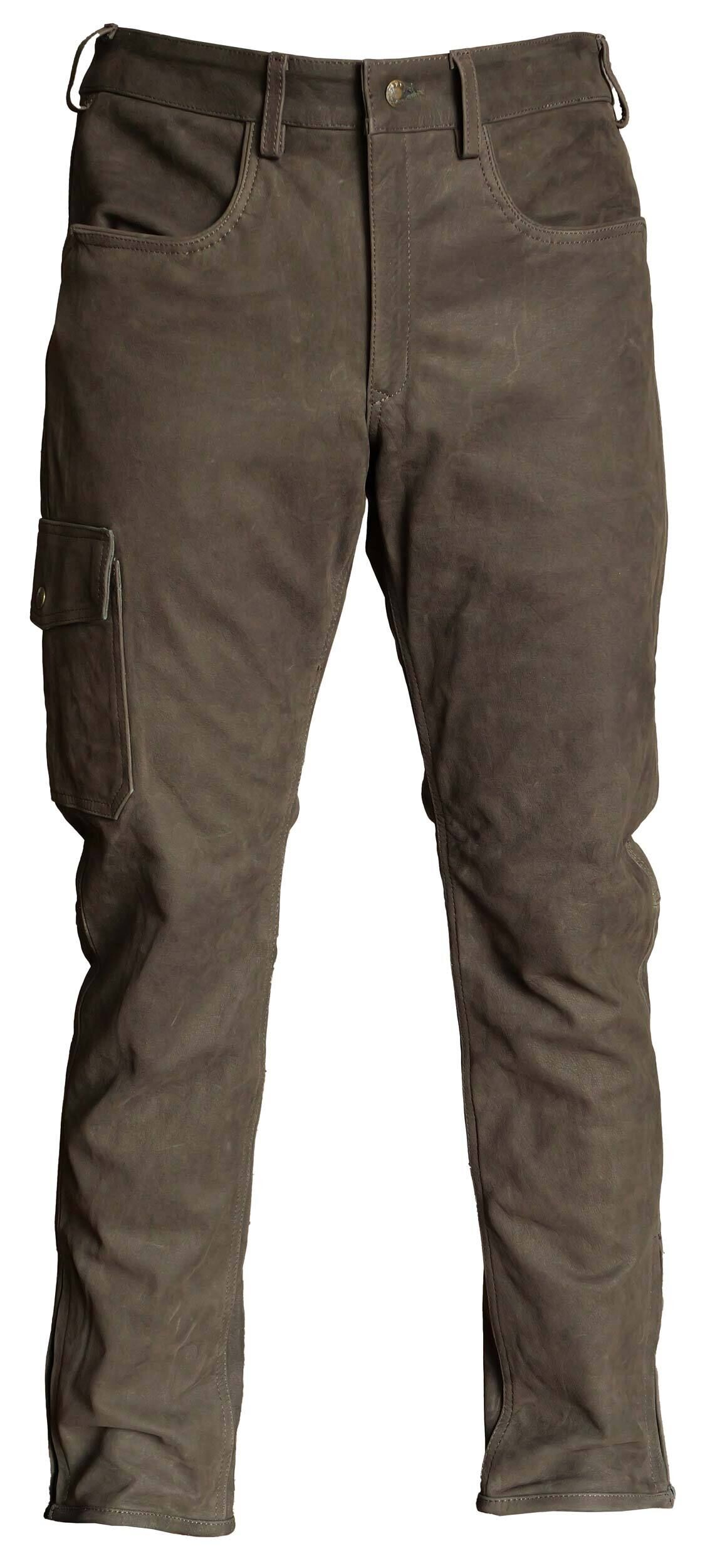 Hubertus Stiefellederhose (dkl.-oliv) Hubertus Stiefellederhose (dkl.-oliv)