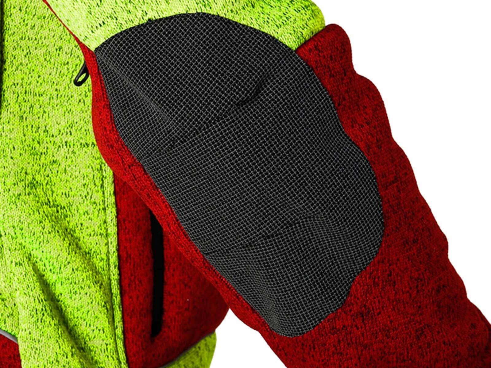 PSS X-treme Arctic Faserstrickjacke (rot/neongelb) PSS X-treme Arctic Faserstrickjacke (rot/neongelb)