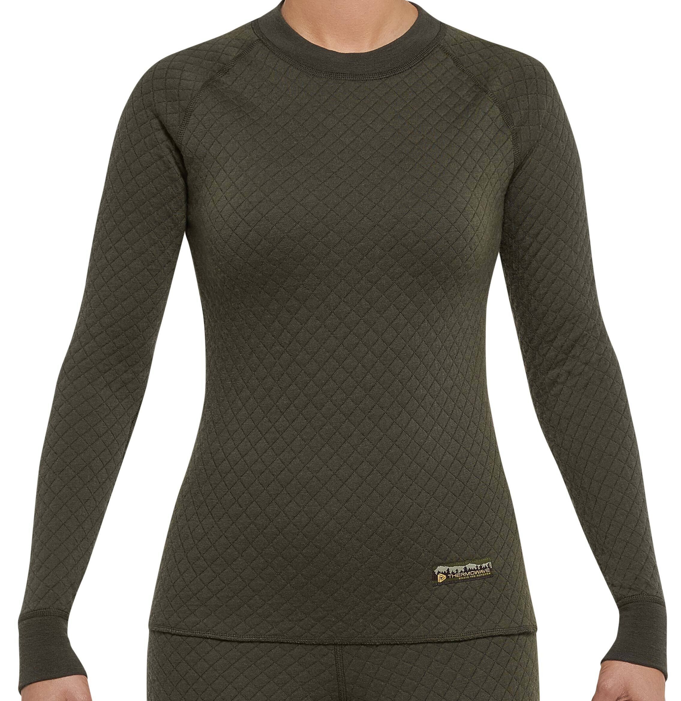 Thermowave Merino 3IN1 Thermoshirt langarm Damen (grün)