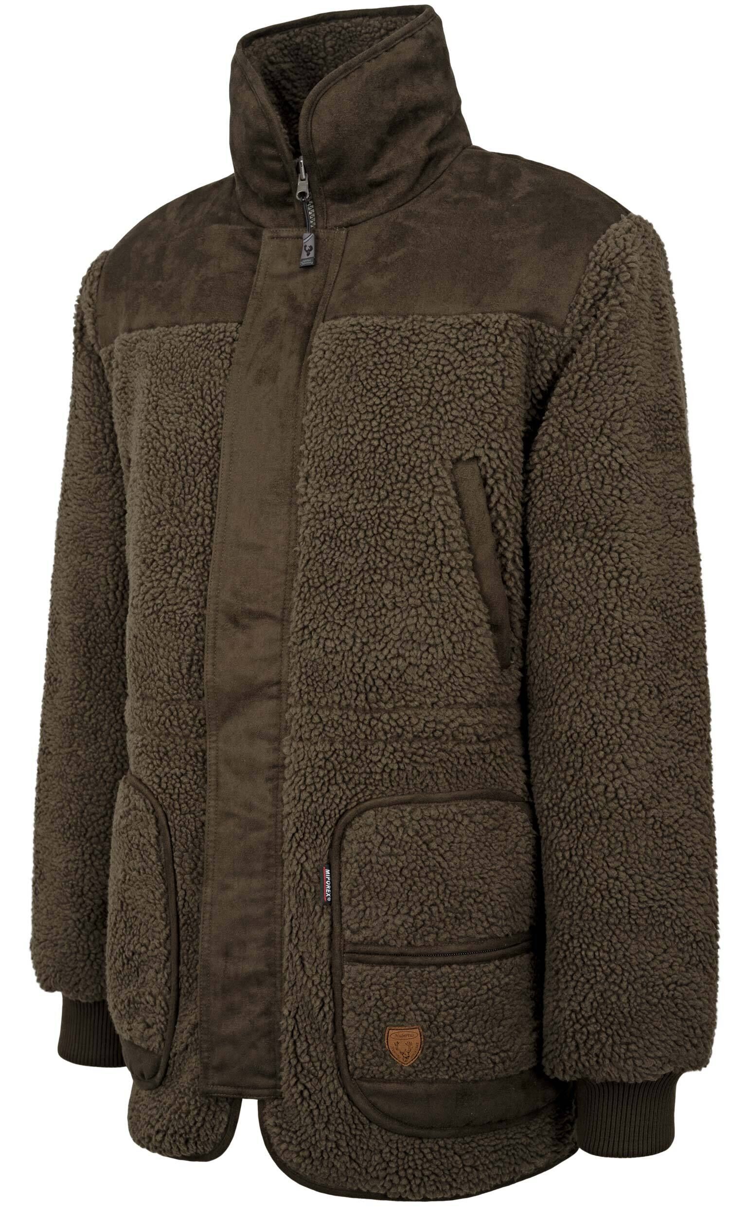 Hubertus Warn-Wende-Faserpelzjacke Drückjagd (oliv)