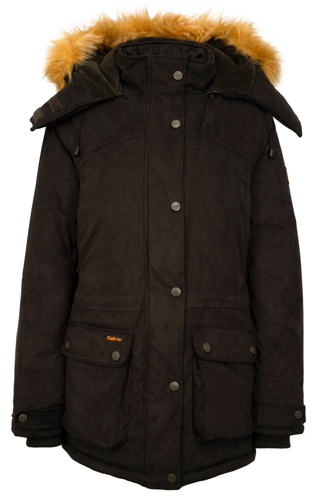 Hubertus Ladies Fashion Winterjacke Iceland (oliv/braun)