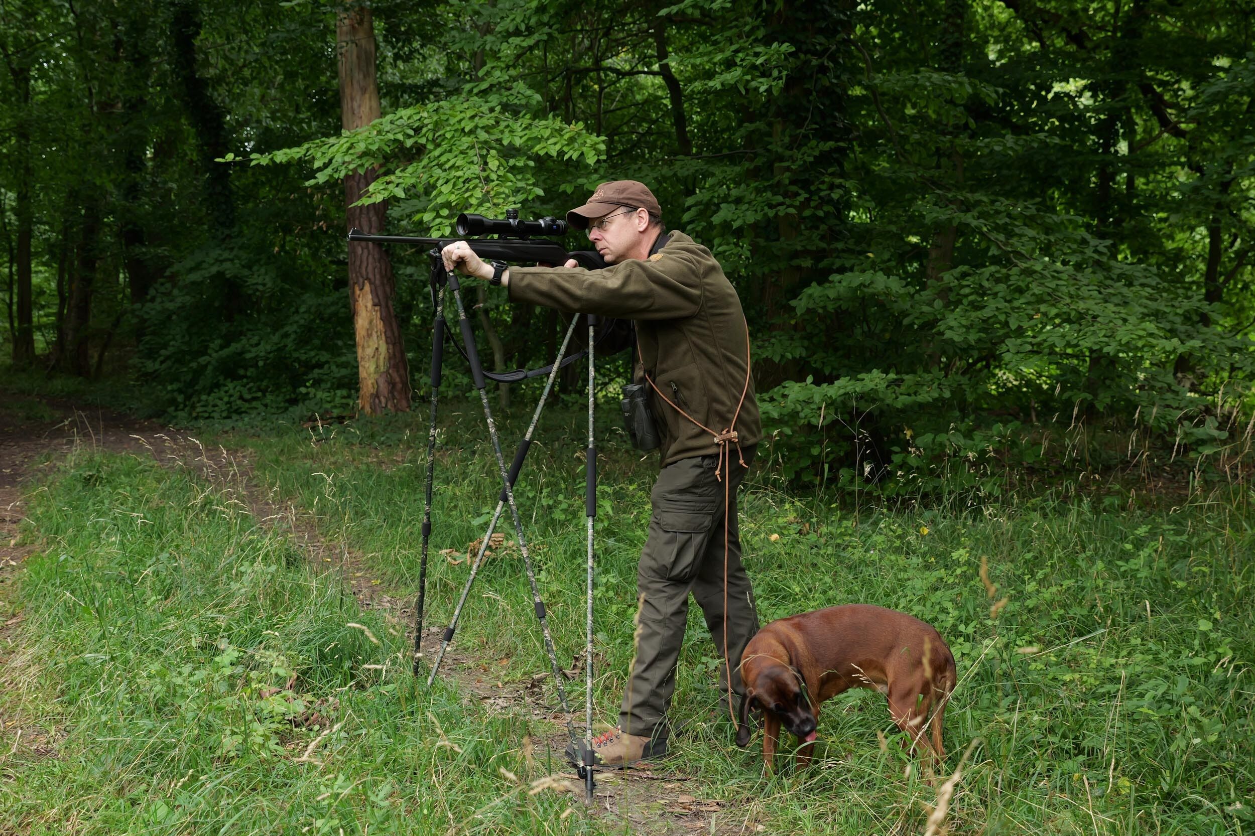 Hubertus Warn-Wende-Fleecejacke Pirsch Camo (oliv/orange)