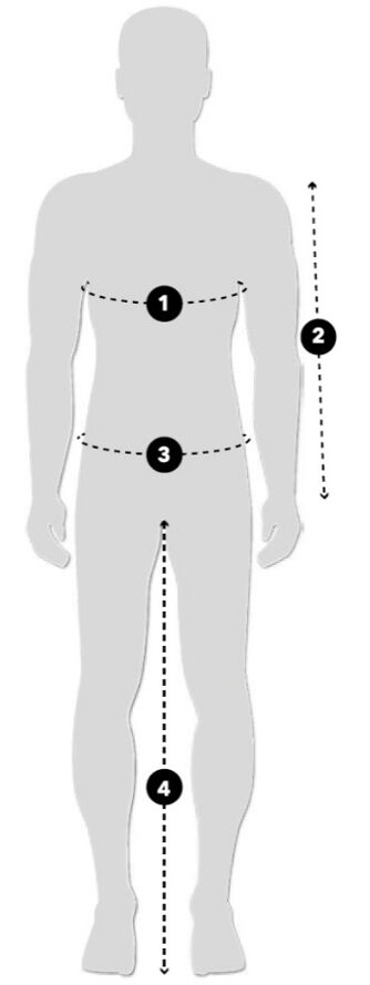 Größentabelle Illustration