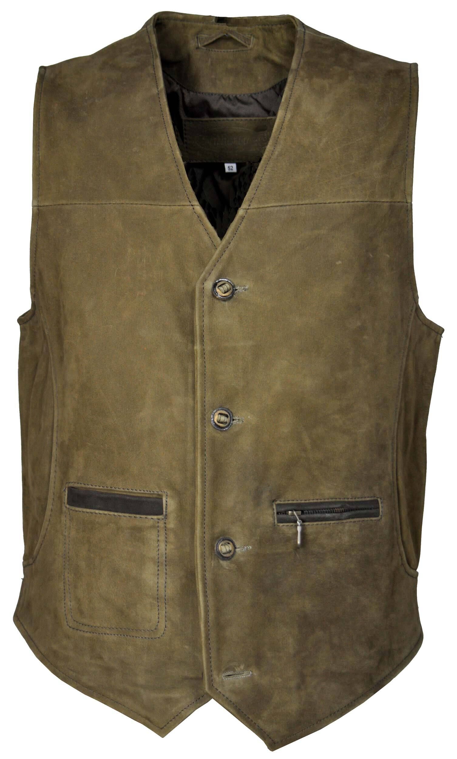 Hubertus Lederweste Trapper (oliv) Hubertus Lederweste Trapper (oliv)