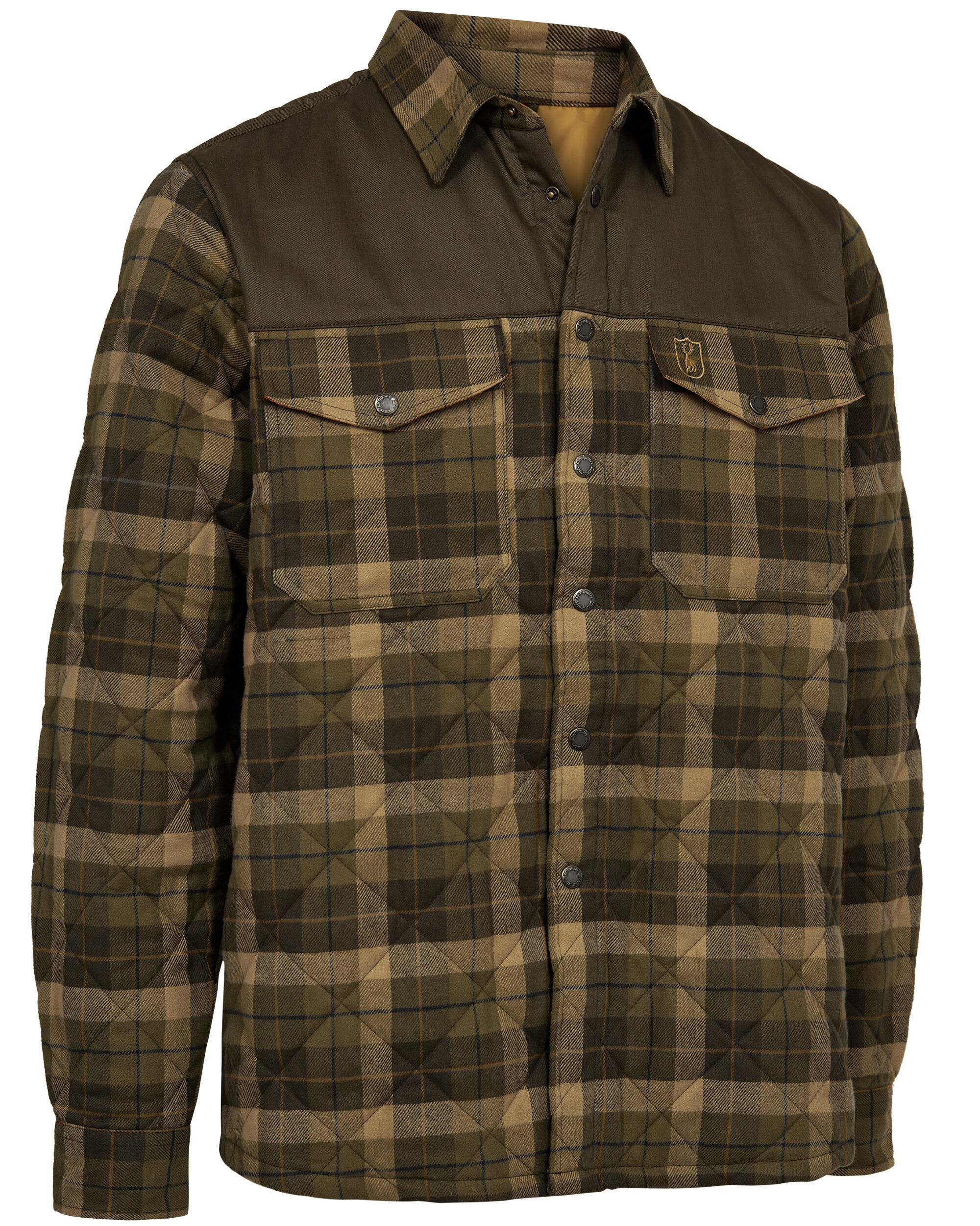 Deerhunter gefüttertes Hemd Elbert (Brown Check)