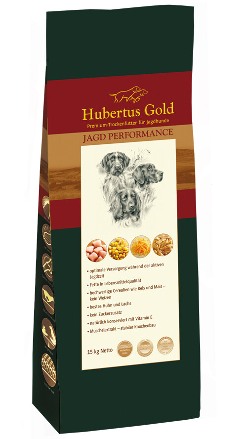 Hubertus Gold Jagd Performance Premium-Trockenfutter (14 kg)