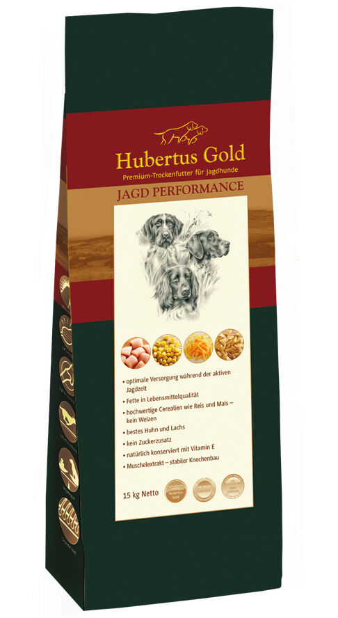 Hubertus Gold Jagd Performance Premium-Trockenfutter (14 kg) Hubertus Gold Jagd Performance Premium-Trockenfutter (14 kg)