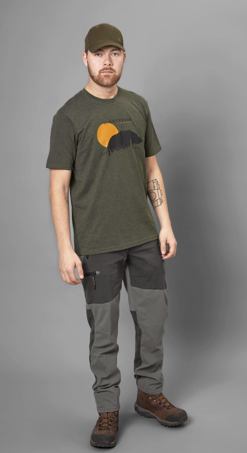 Seeland Night Fever T-Shirt (Pine green melange)