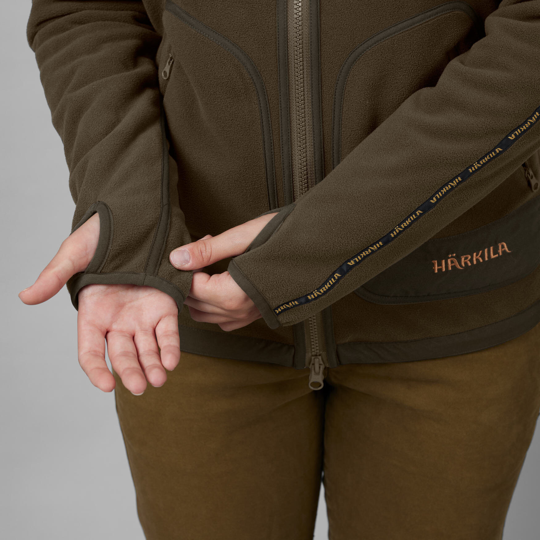 Härkila Kamko Fleecejacke Damen (Brown/Red) Härkila Kamko Fleecejacke Damen (Brown/Red)