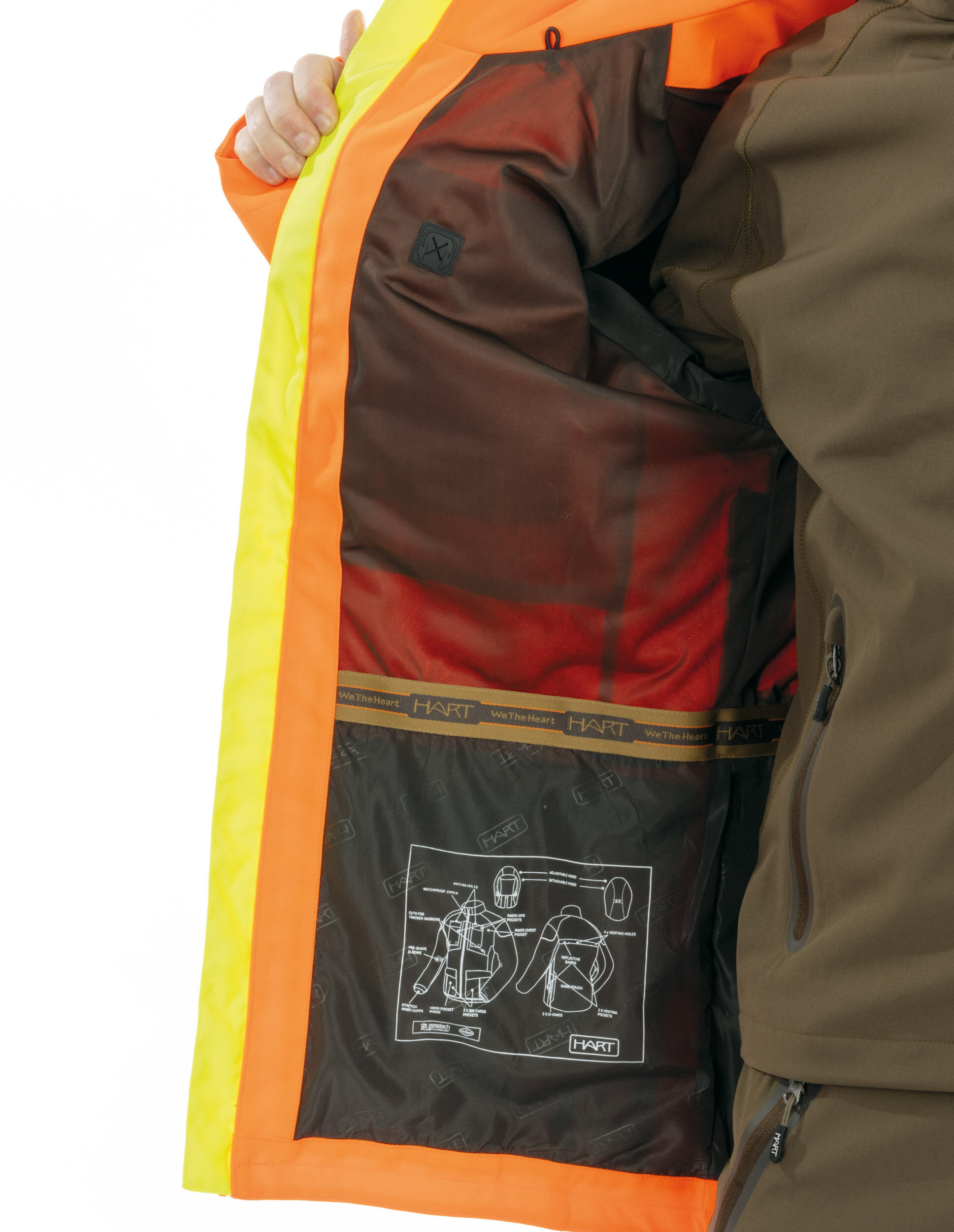 Hart Jacke Wildpro-J XHP (Orange) Hart Jacke Wildpro-J XHP (Orange)