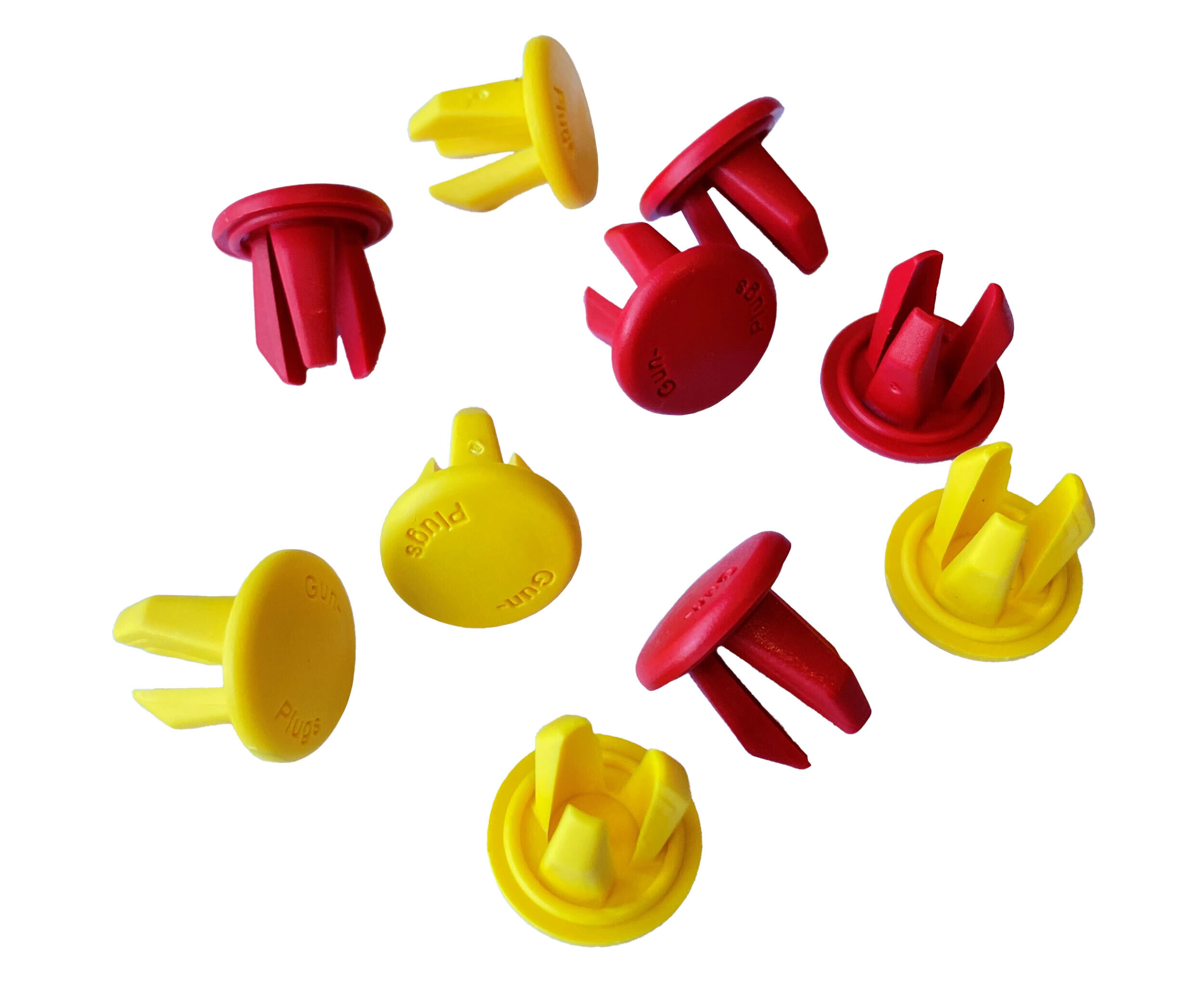 Gun Plugs 10 St. (Rot/Gelb)