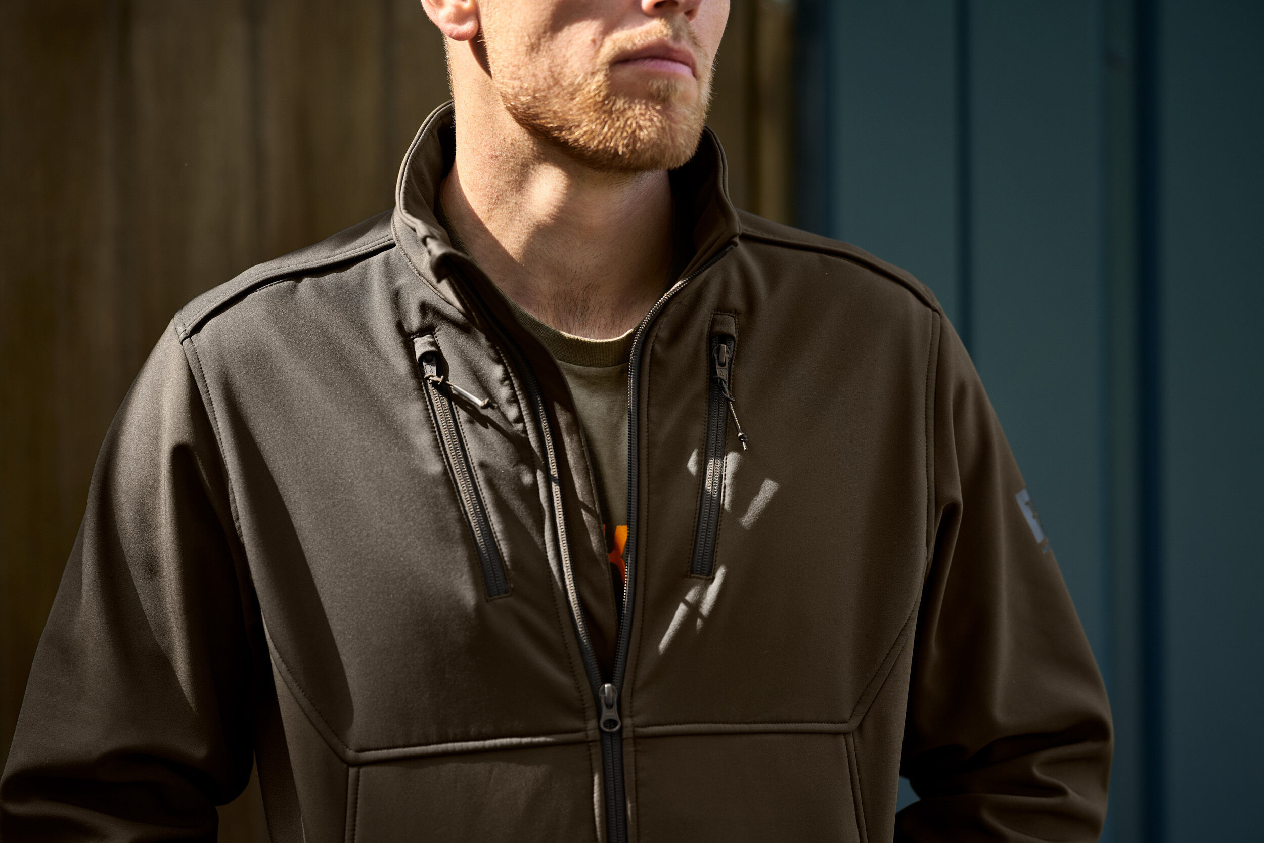 Härkila Scandinavian Softshelljacke (green/brown)