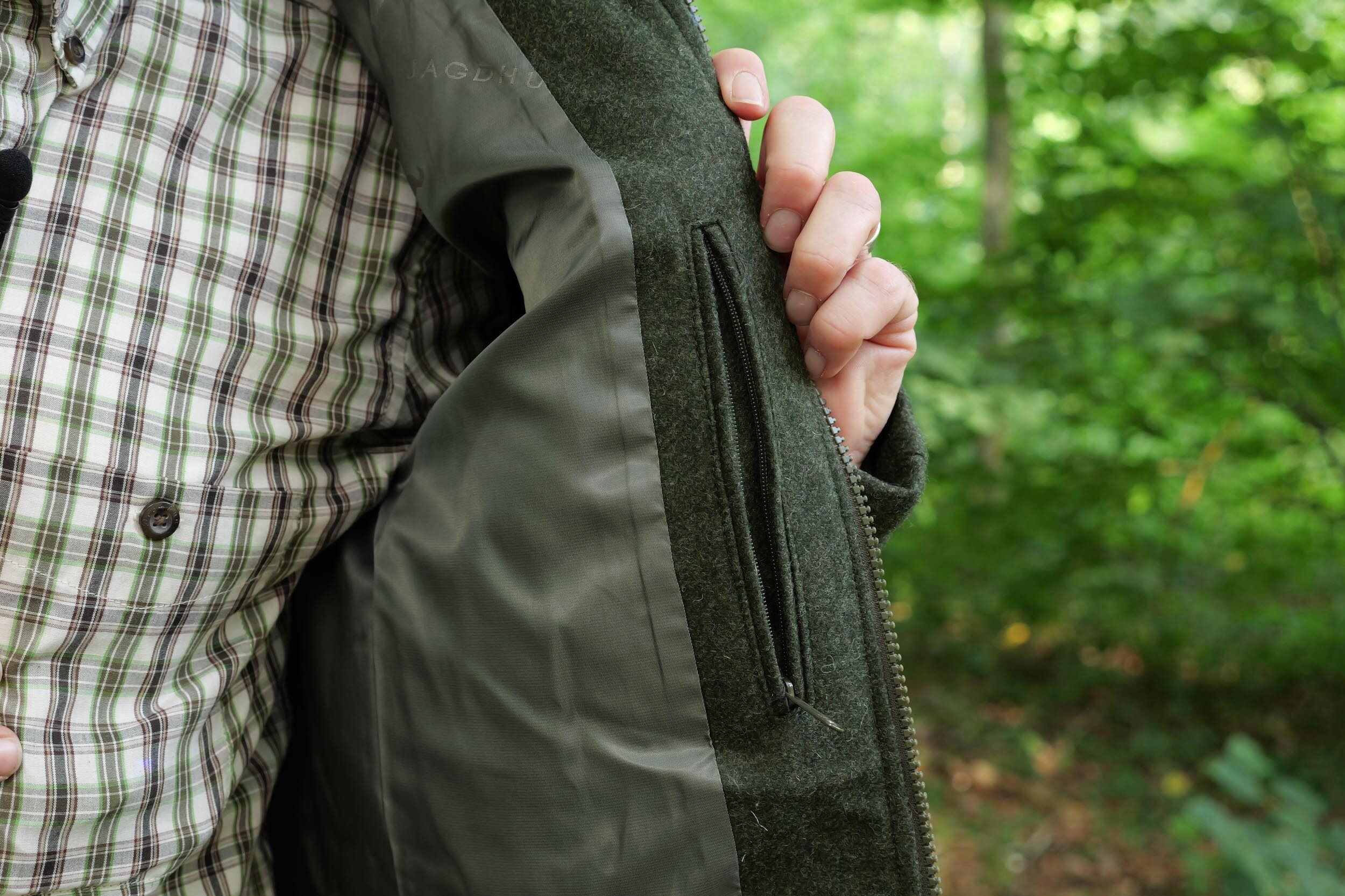 Jagdhund Lodensteppjacke Diersbach (Grün)
