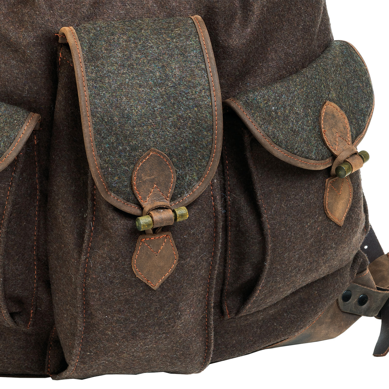 AKAH Loden Rucksack (braun/grün)