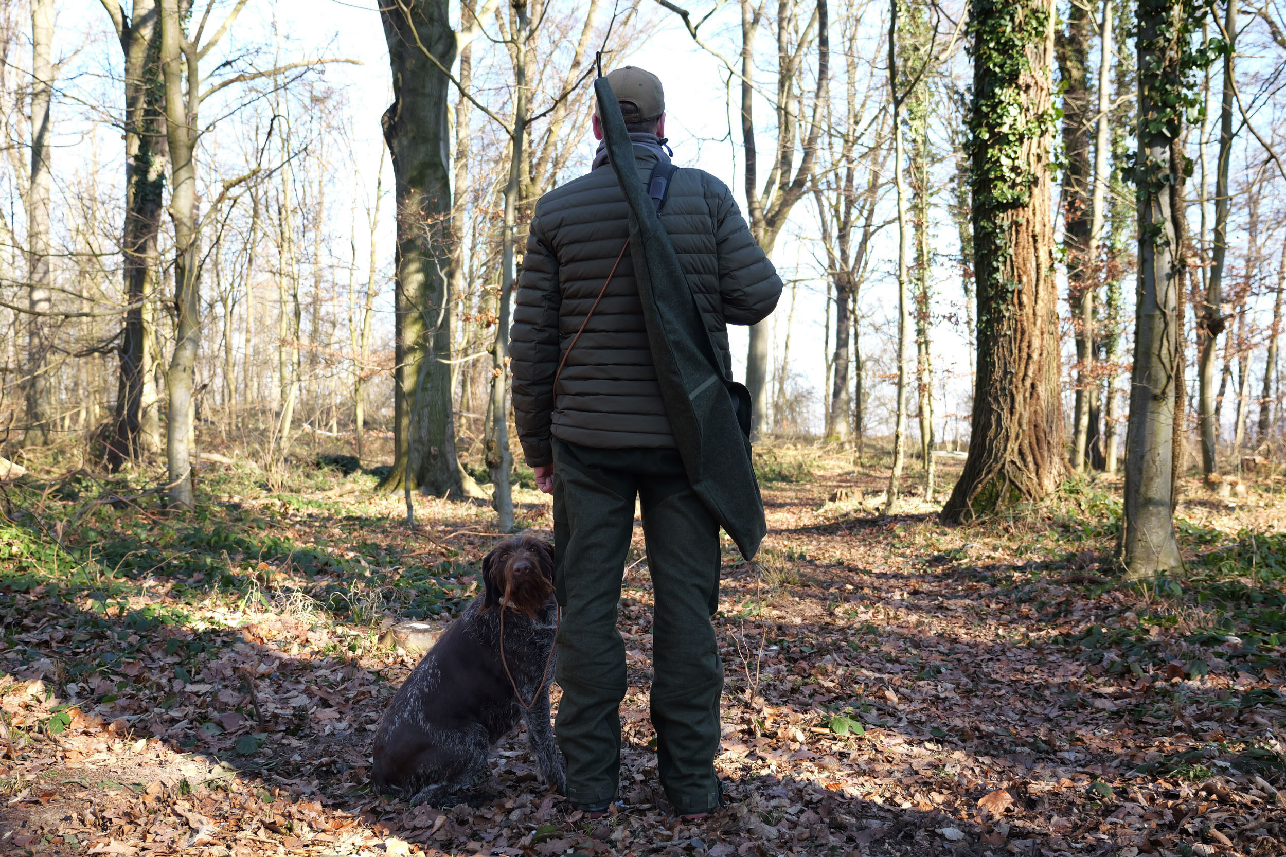 Jagdhund Gewehrfutteral Karkopf Loden Jagdhund Gewehrfutteral Karkopf Loden