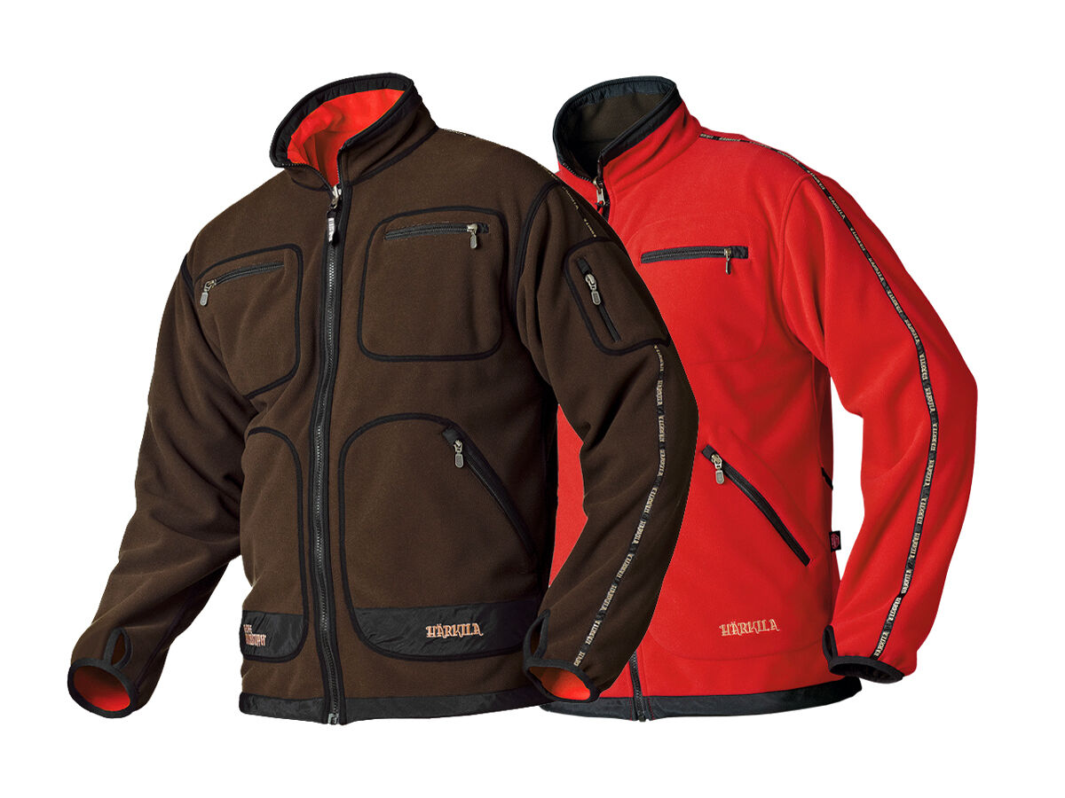 Härkila Kamko Wendejacke Fleece (Braun/Rot) Härkila Kamko Wendejacke Fleece (Braun/Rot)