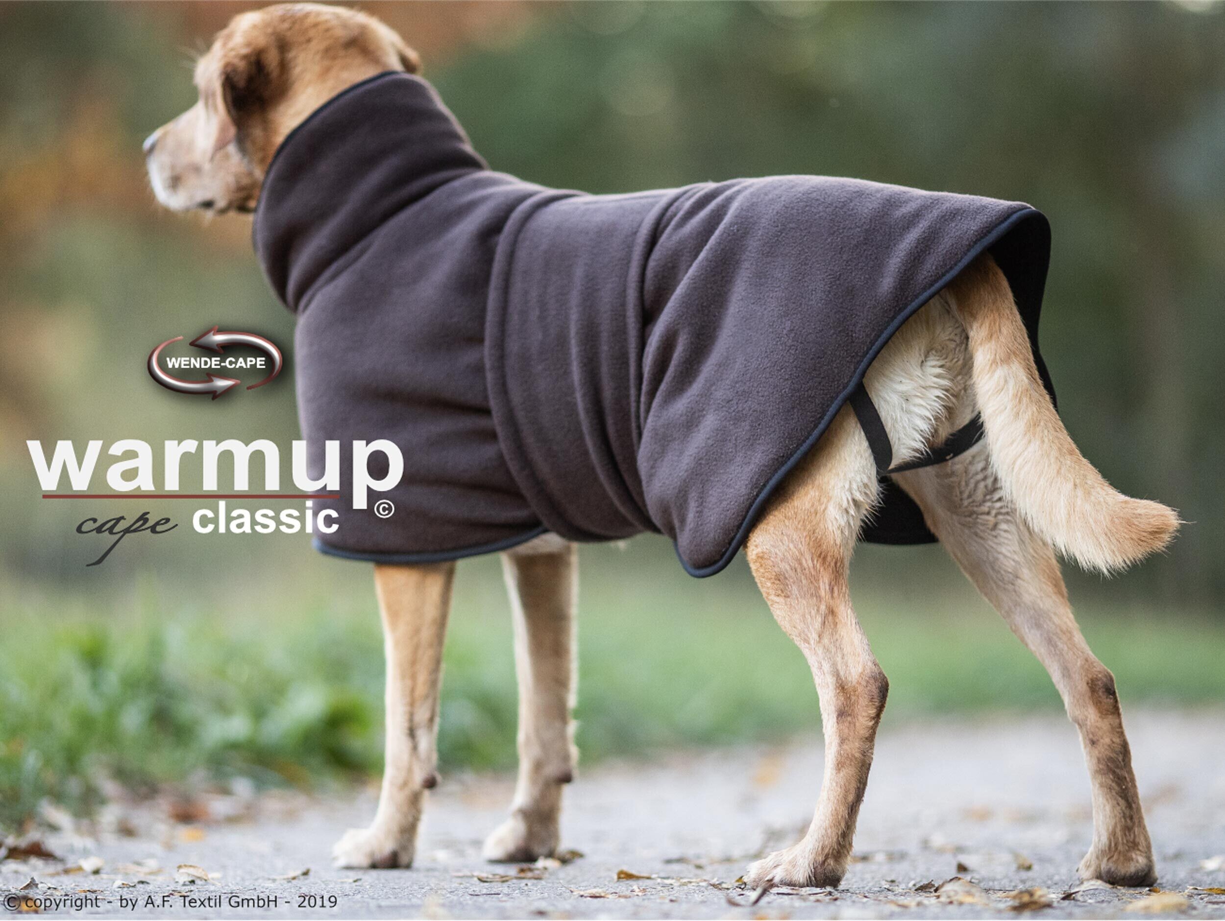 Actionfactory Hundemantel Warmup Cape Classic (Mocca)