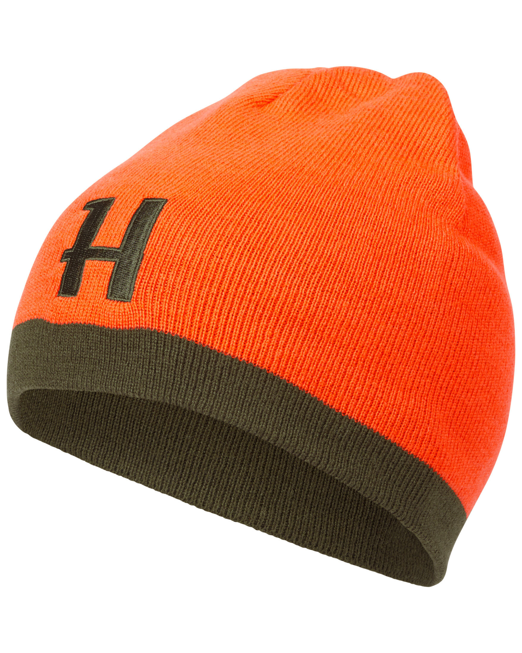 Härkila Reversible Beanie (Green/Orange)