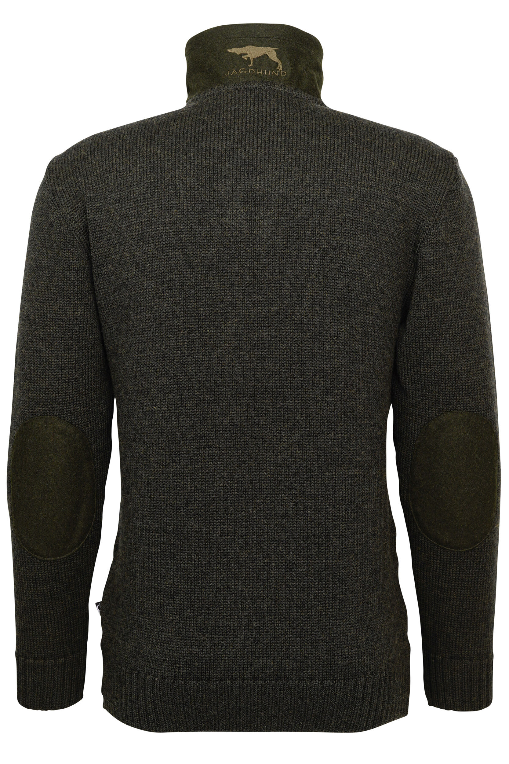 Jagdhund Troyer mit Lodenbesatz Melk (oliv)