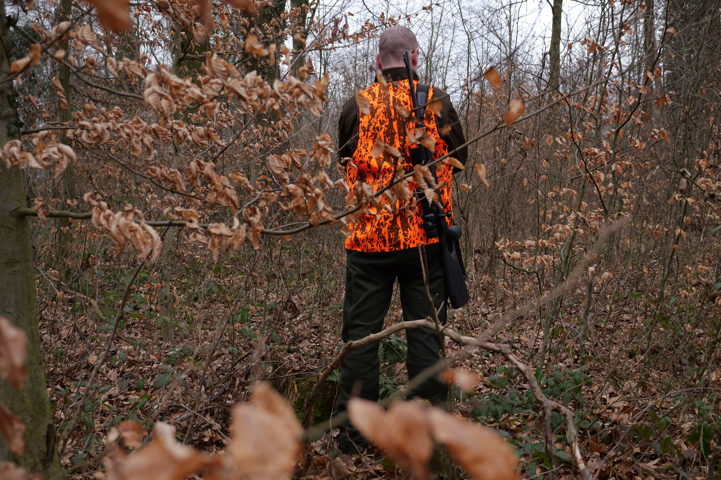 Hubertus Warnweste Drückjagd (orange) Hubertus Warnweste Drückjagd (orange)