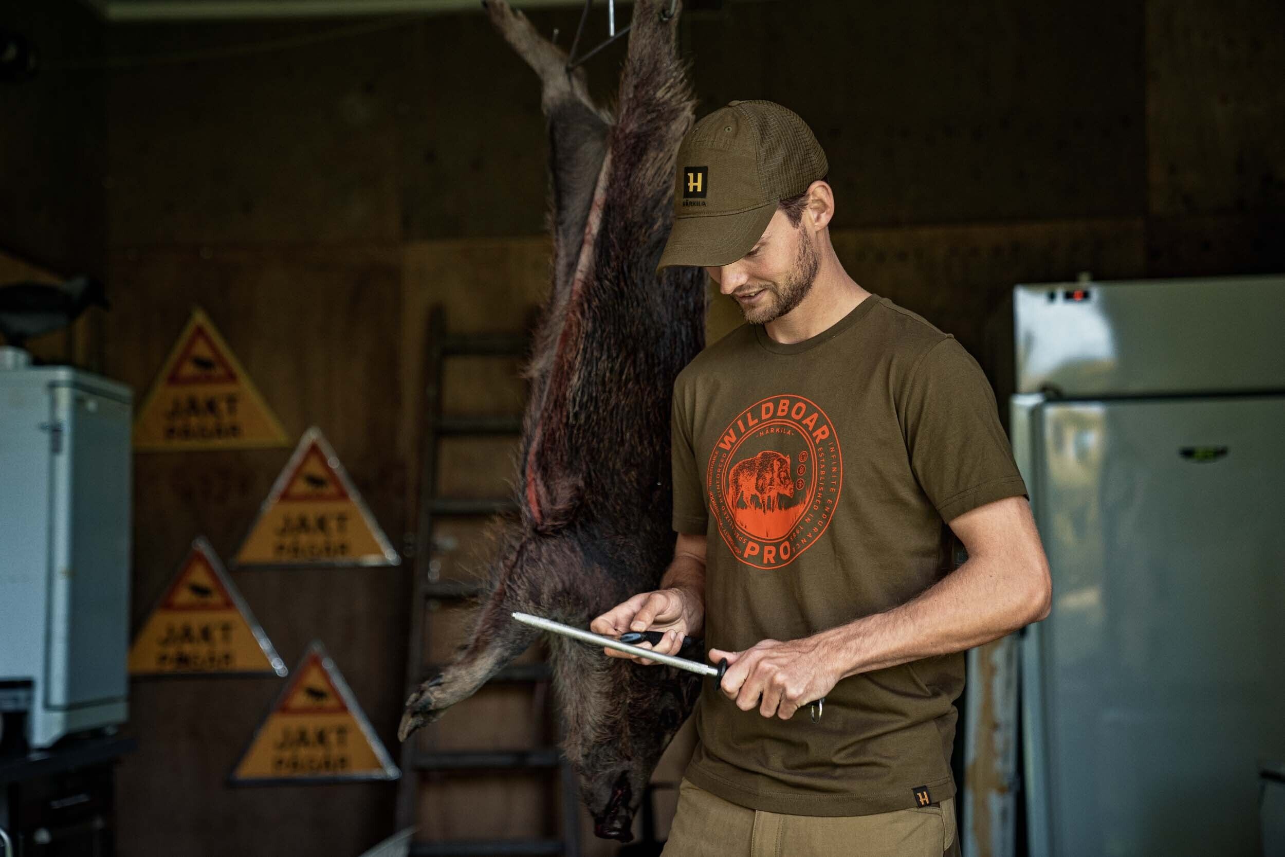 Härkila Wildboar S/S T-Shirt (Willow green) Härkila Wildboar S/S T-Shirt (Willow green)