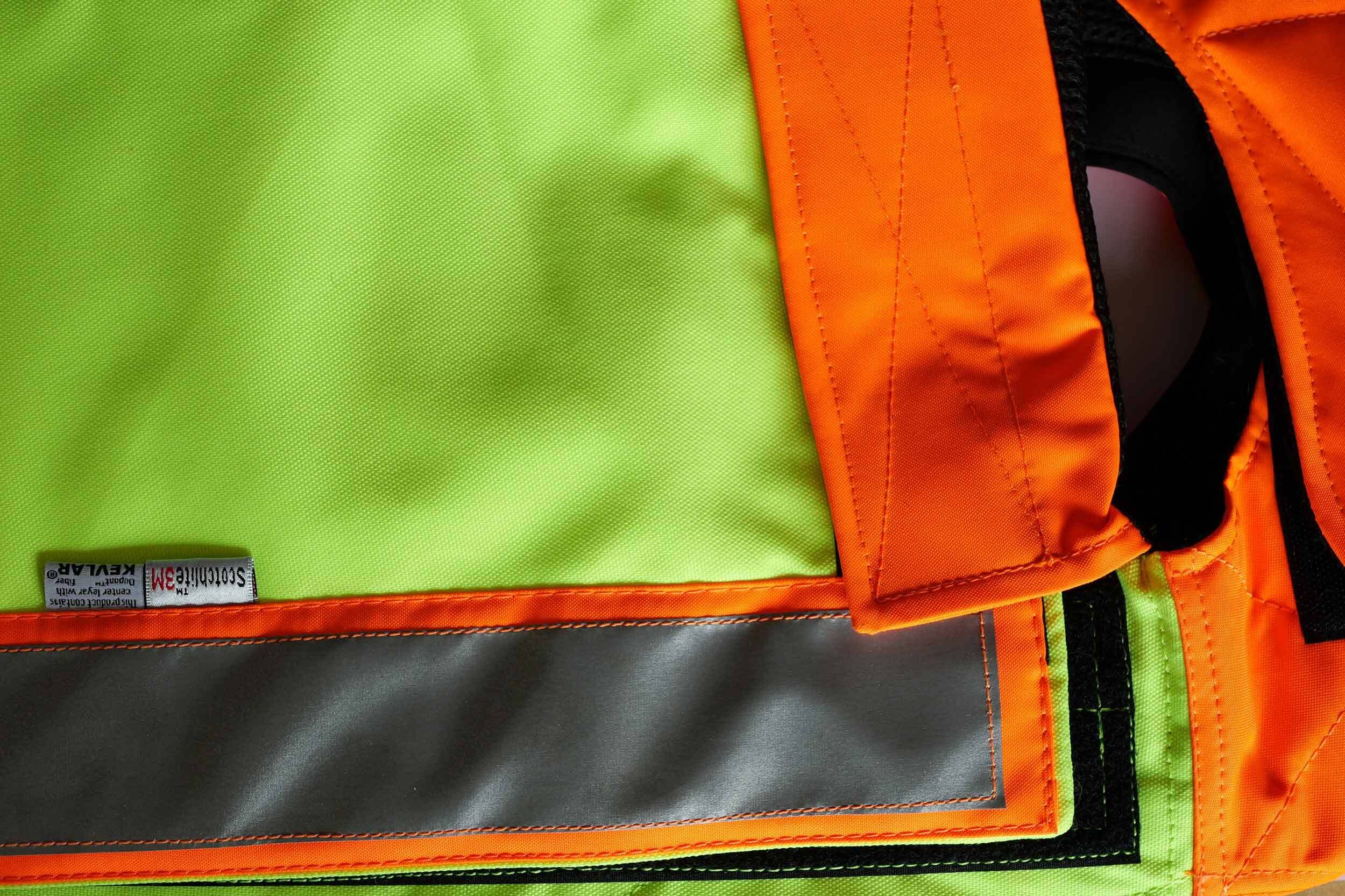 Hubertus Hundeschutzweste (gelb/orange)