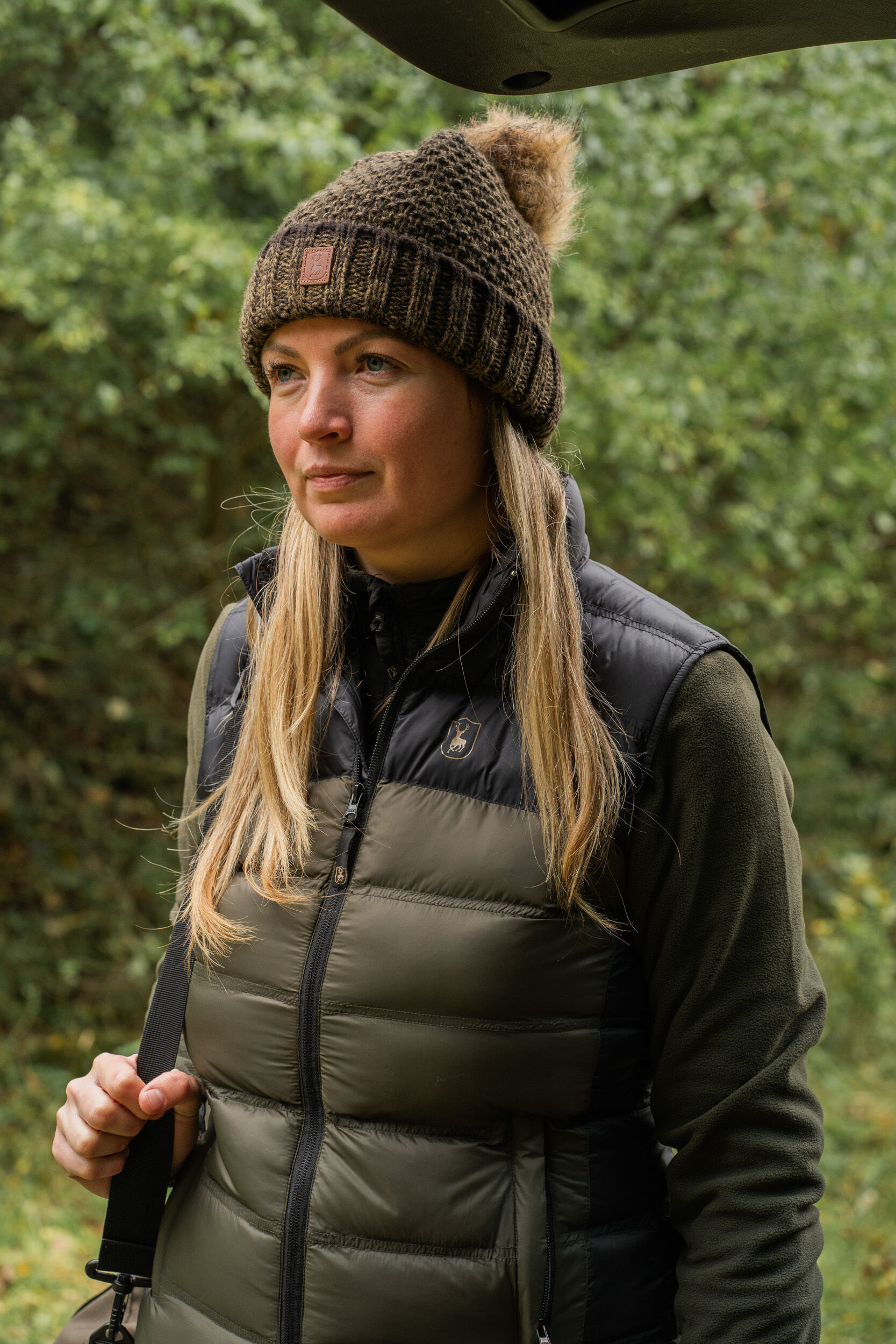 Deerhunter Lady Knitted Mütze (dkl. grün)