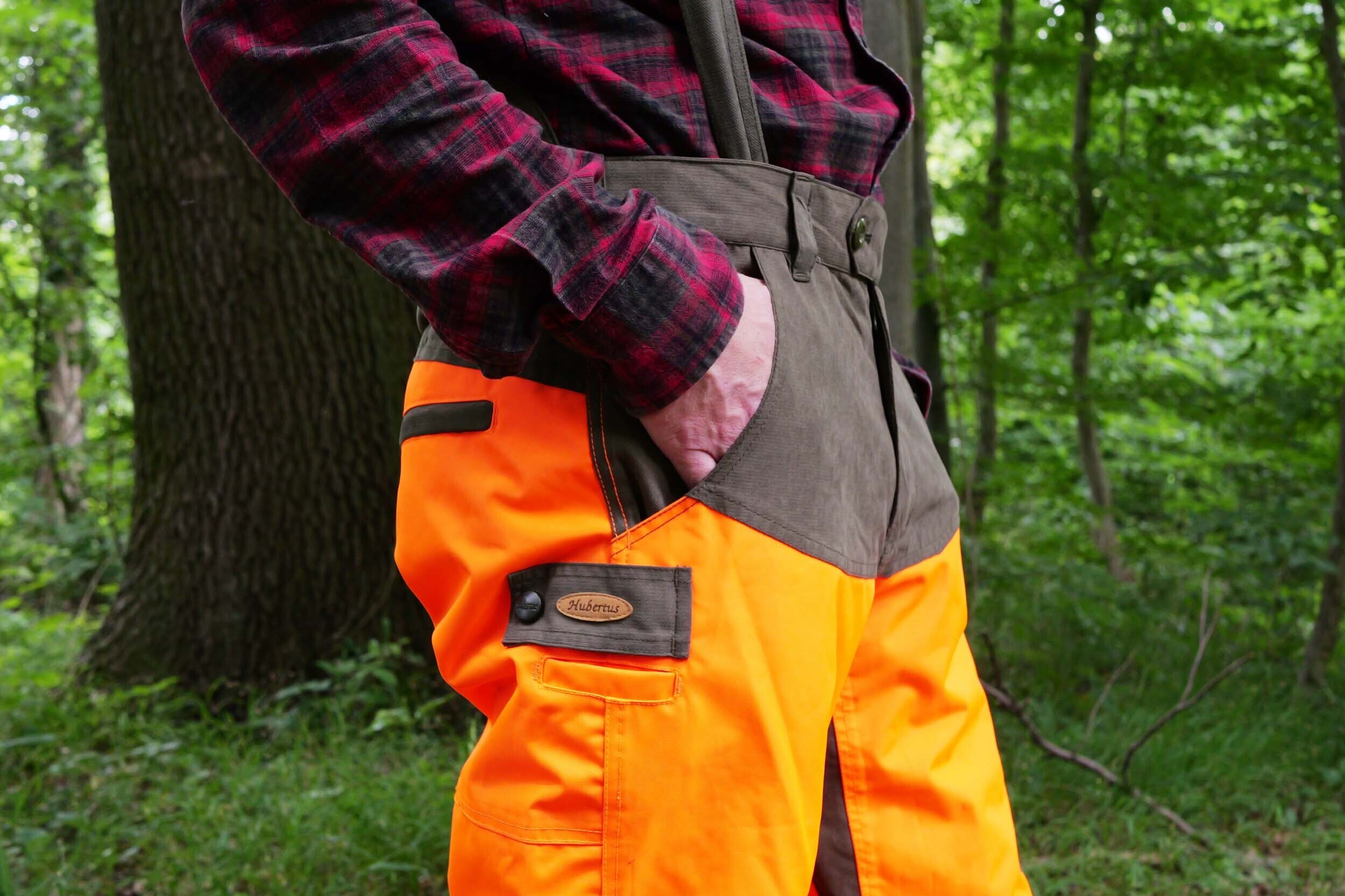 Hubertus Dog Keeper Hose (oliv/orange) Hubertus Dog Keeper Hose (oliv/orange)