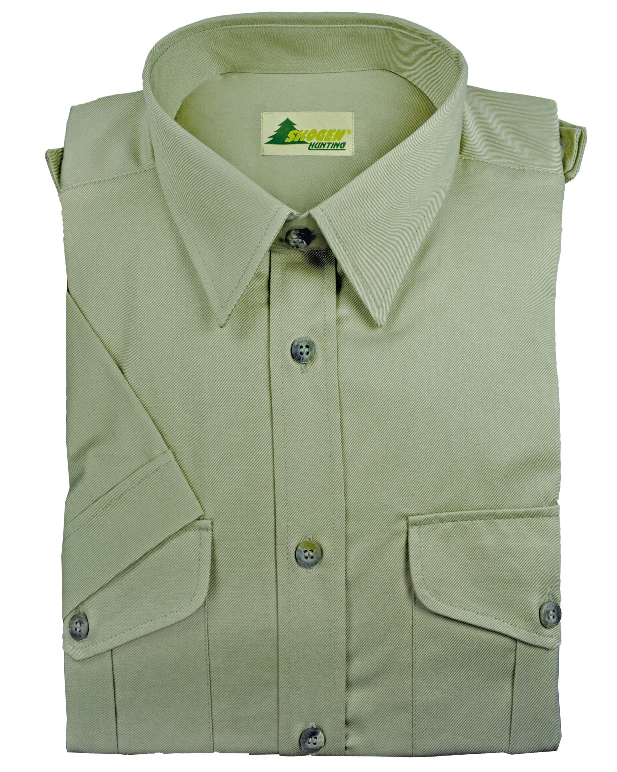 Skogen Jagdhemd Hunter 1/2-Arm (grün)