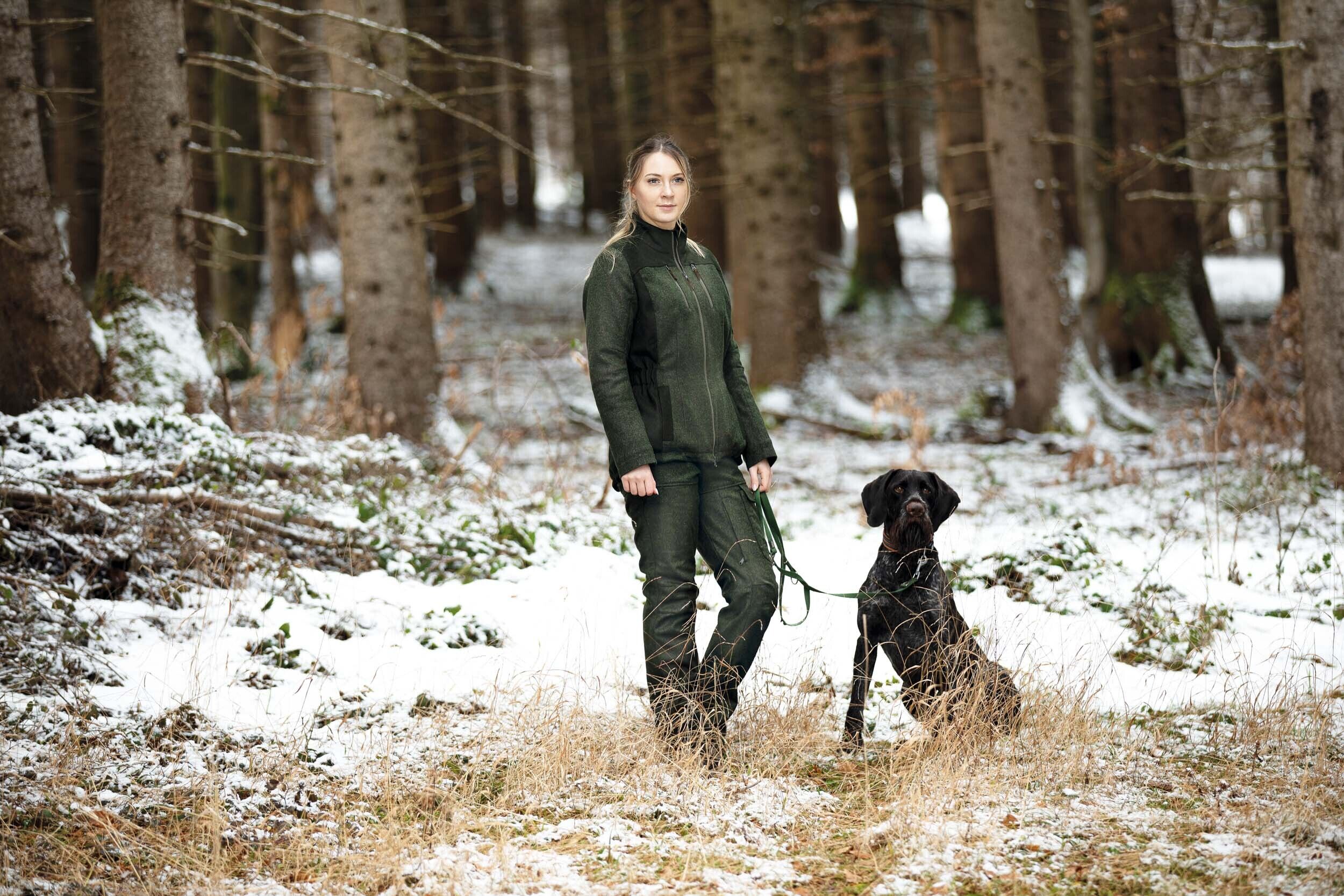 Jagdhund Damen-Lodenhose Lurnfeld (grün)