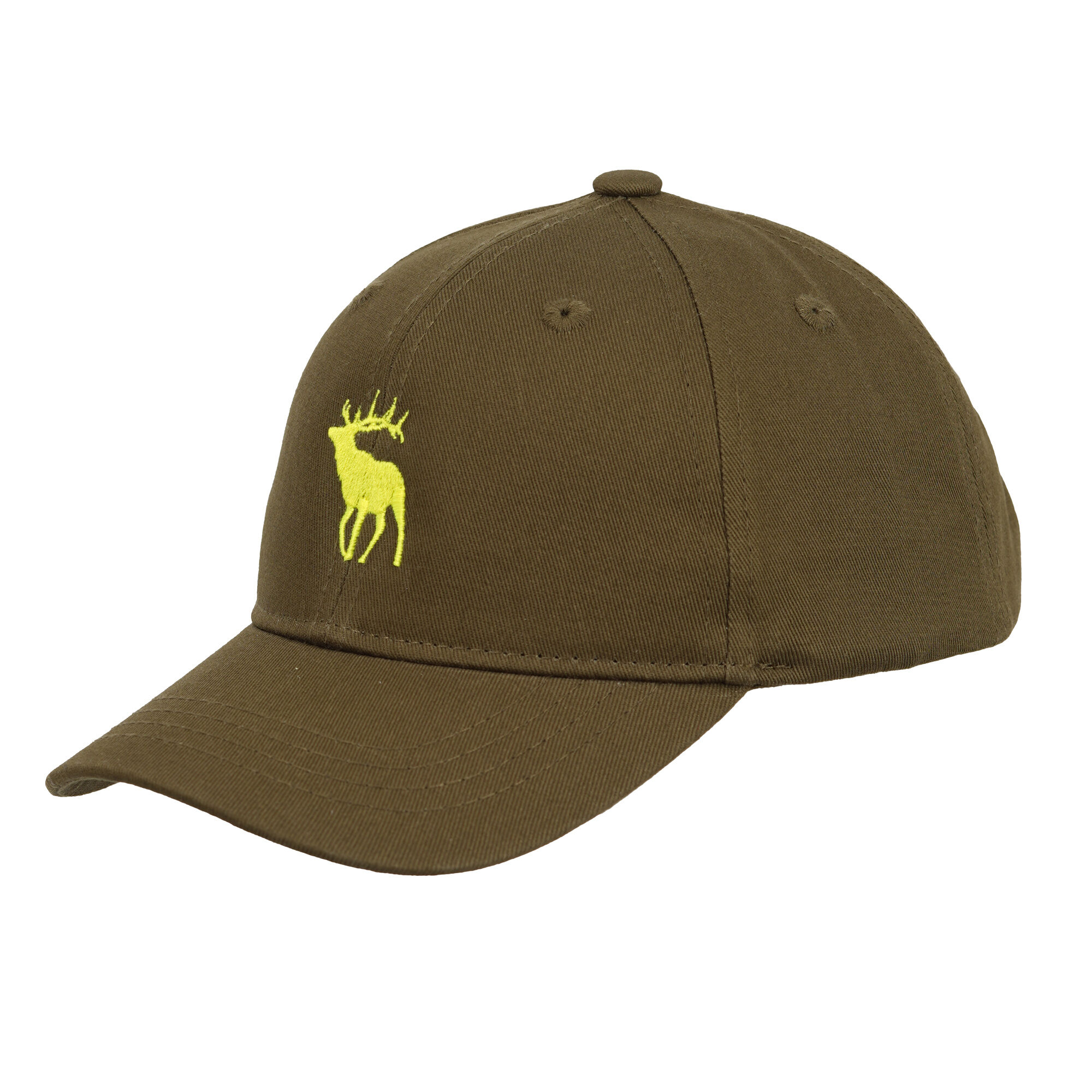 Hubertus Kinder Base Cap Hirsch (oliv)