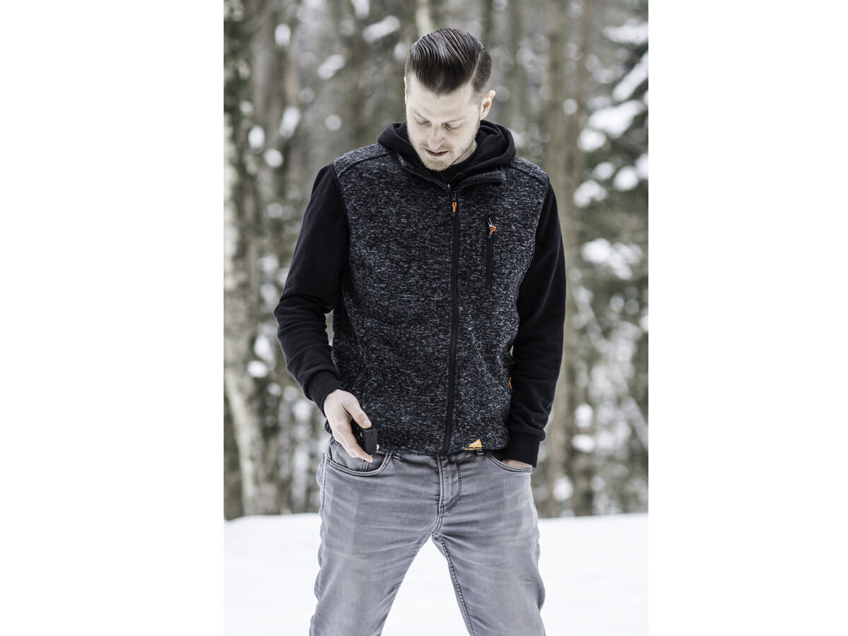 Alpenheat Fire Performence Fleece Heizweste (grau melange)