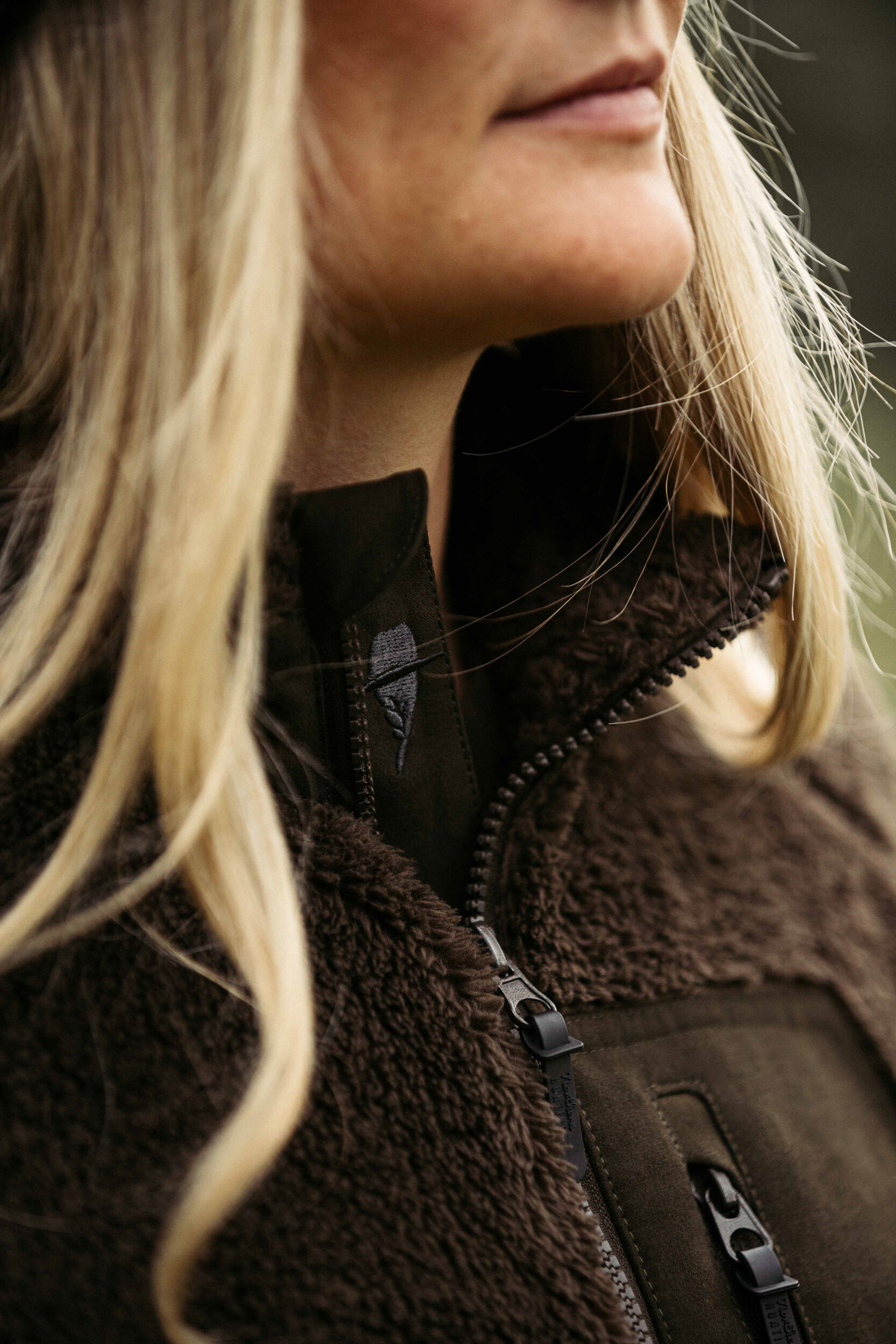 Northern Hunting Rikvi Faserpelz-Pullover Damen (Brown)