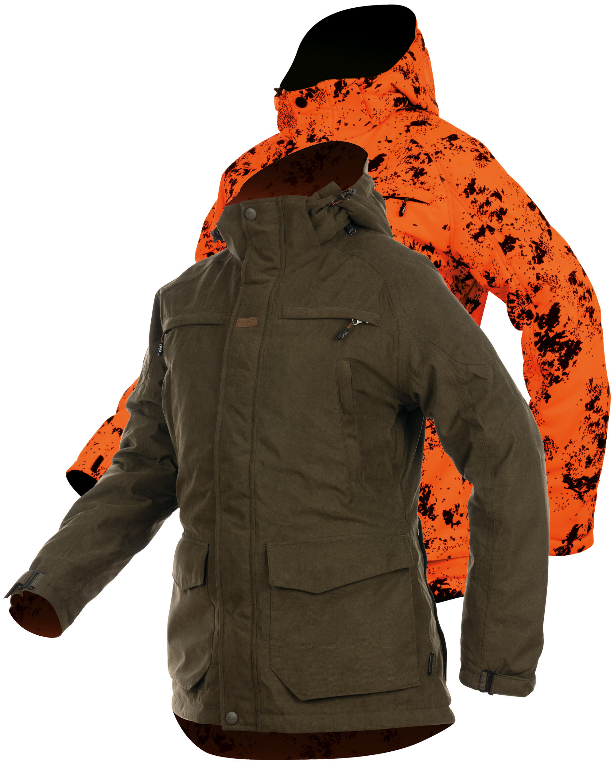 Hart Damen-Wendejacke Taunus 3R-J (Orange)