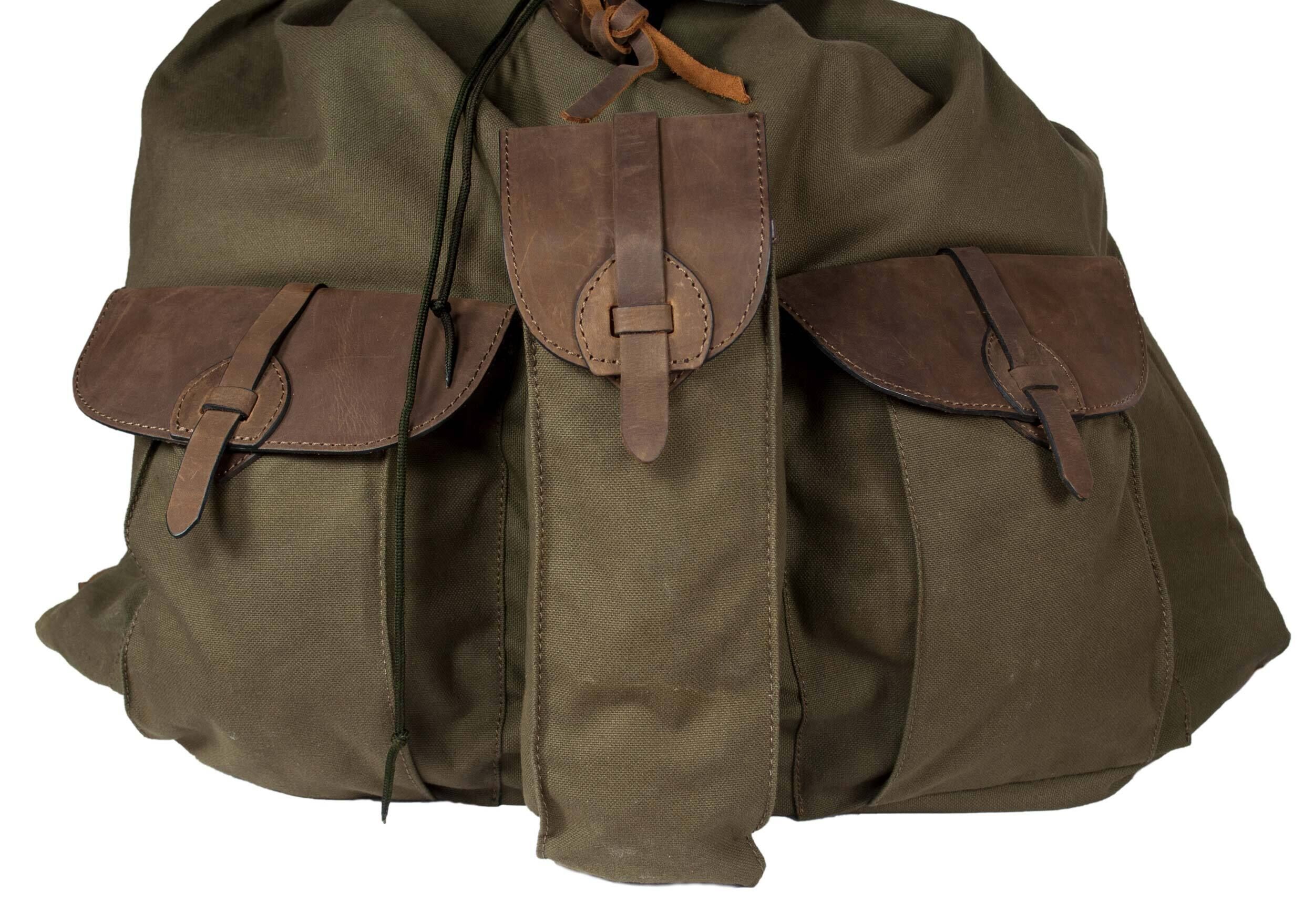 Hubertus Canvas-Rucksack groß (oliv) Hubertus Canvas-Rucksack groß (oliv)