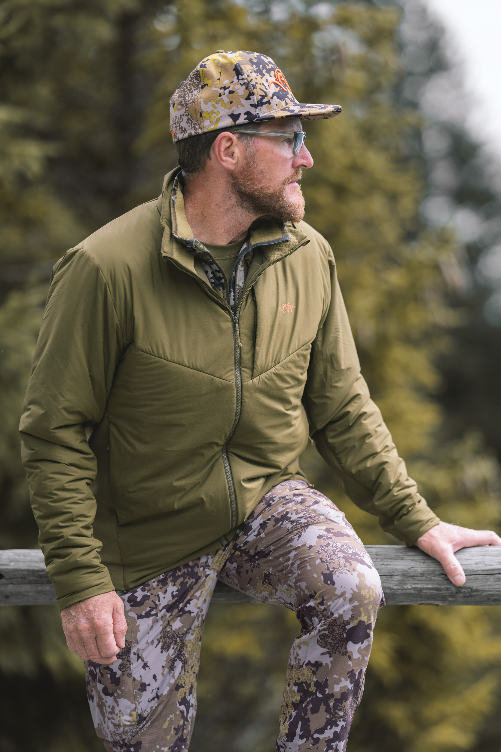 Blaser Drain Midlayer Halfzip (dunkel oliv)
