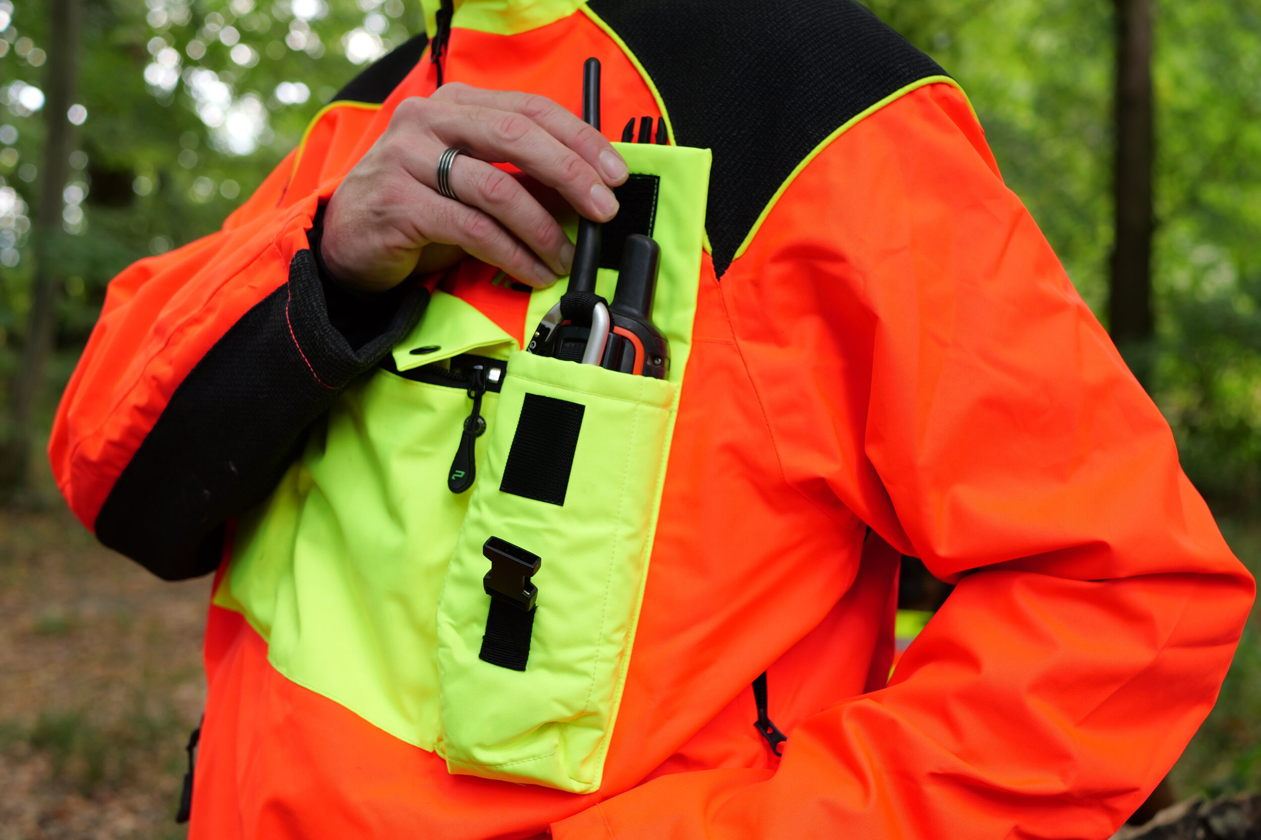 PSS X-treme Hybrid Schlupfjacke (rot/gelb)