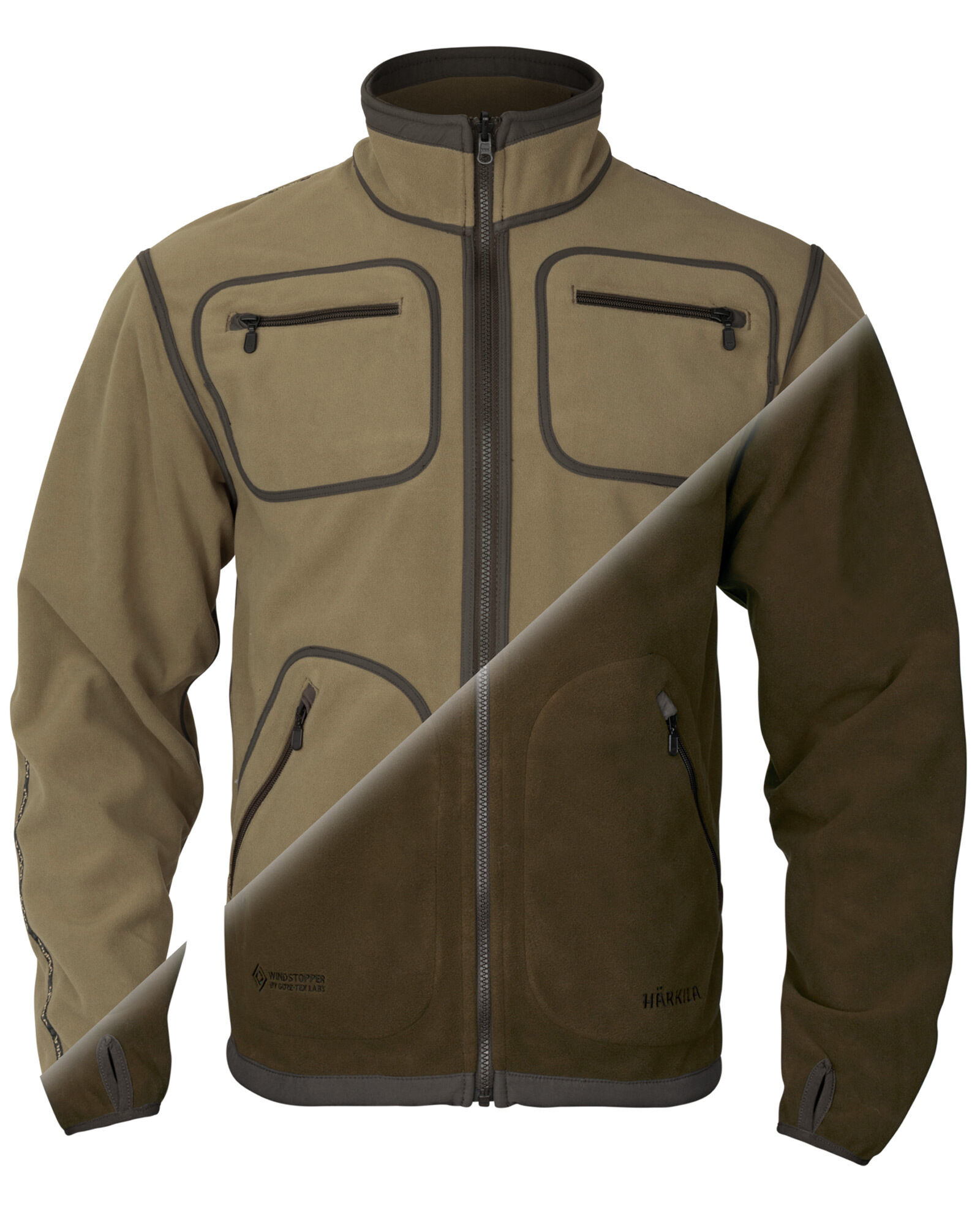 Härkila Kamko Fleecejacke (Bronze/Green)