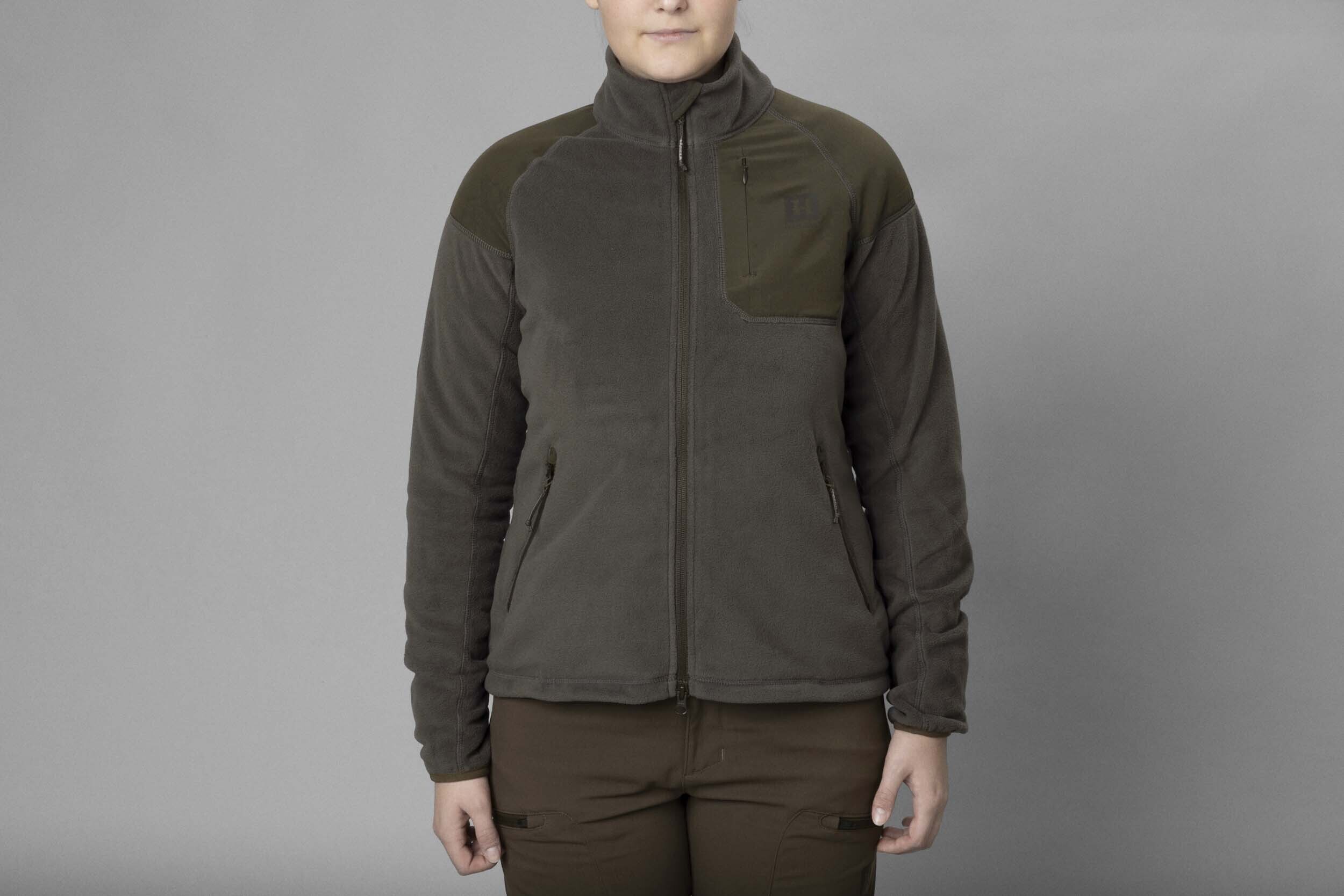 Härkila Vilja Damen-Fleecejacke (Willow green/Shadow grey)